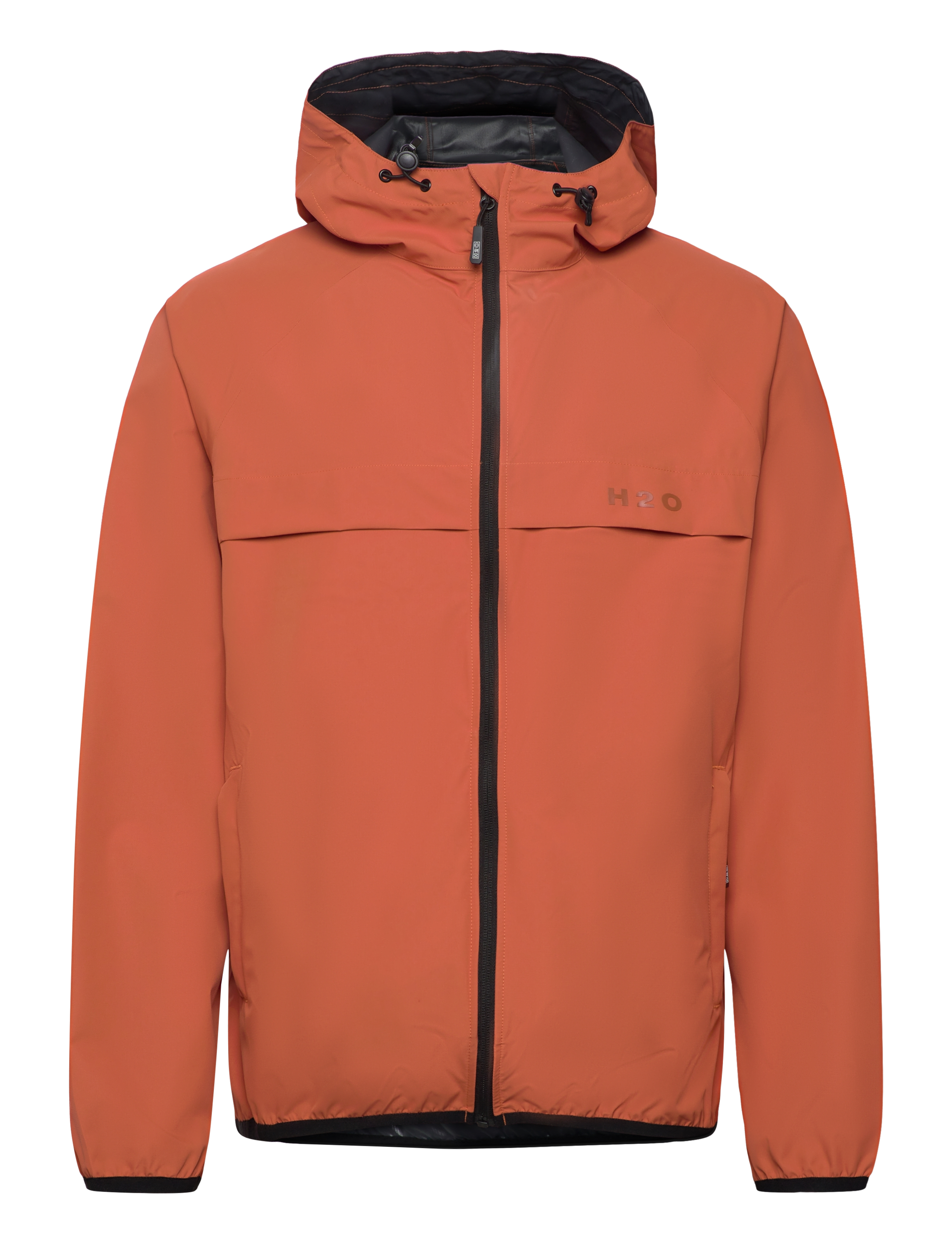 H2O Rømø Lw Regen Jacke - Packable Orange - S - Damen