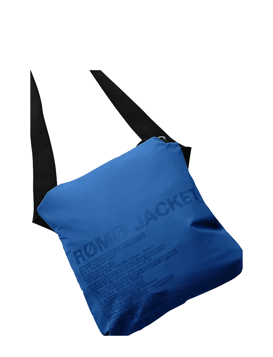 H2O - Rømø LW Rain Jacket - packable - regenmäntel - blue - 2