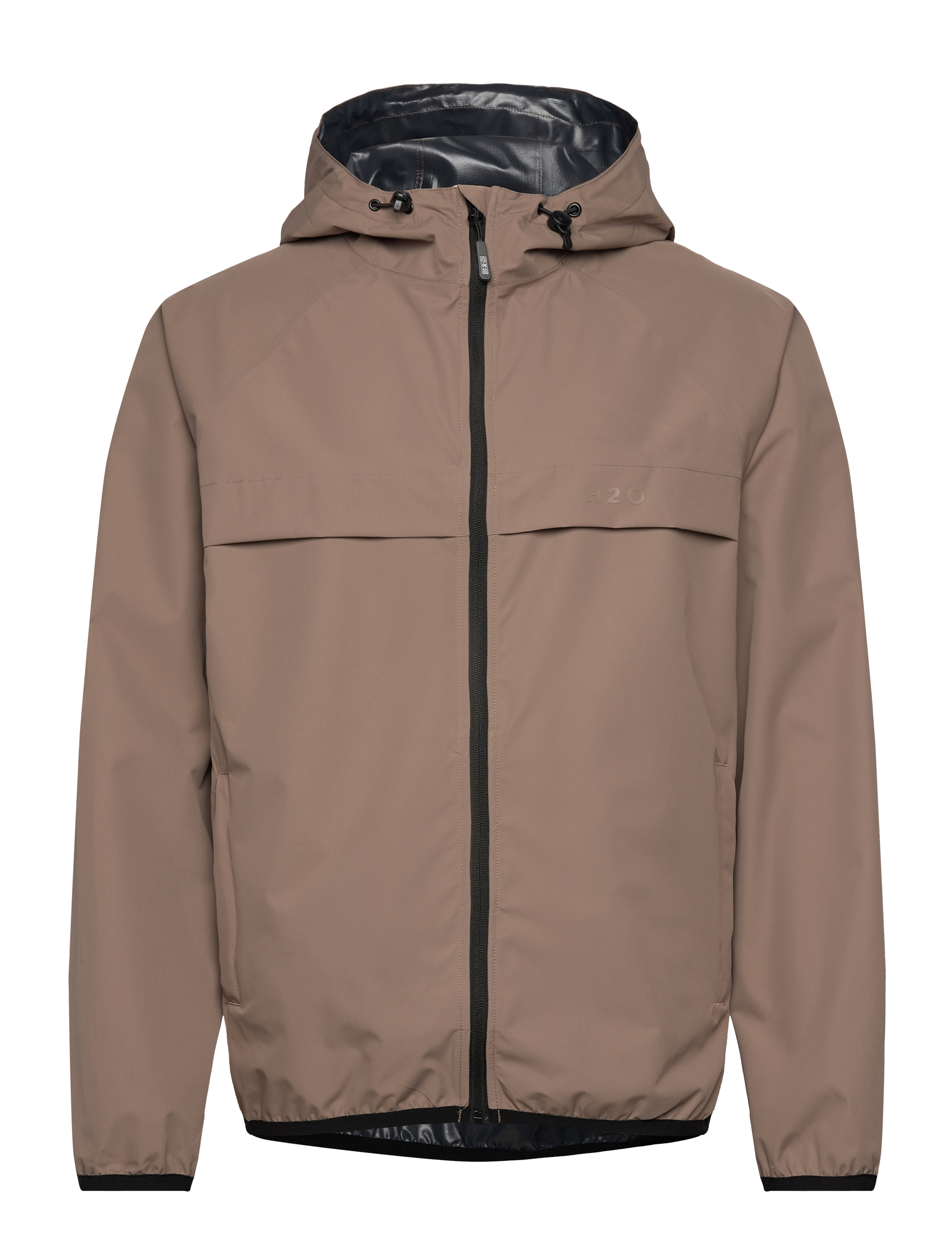 H2O Rømø Lw Regen Jacke - Packable Braun - M - Damen