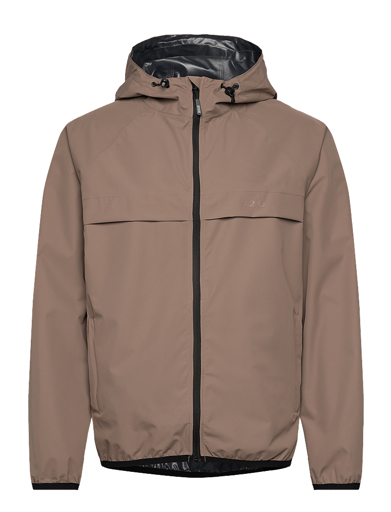 H2O - Rømø LW Rain Jacket - packable - manteaux de pluie - dusty oak - 0