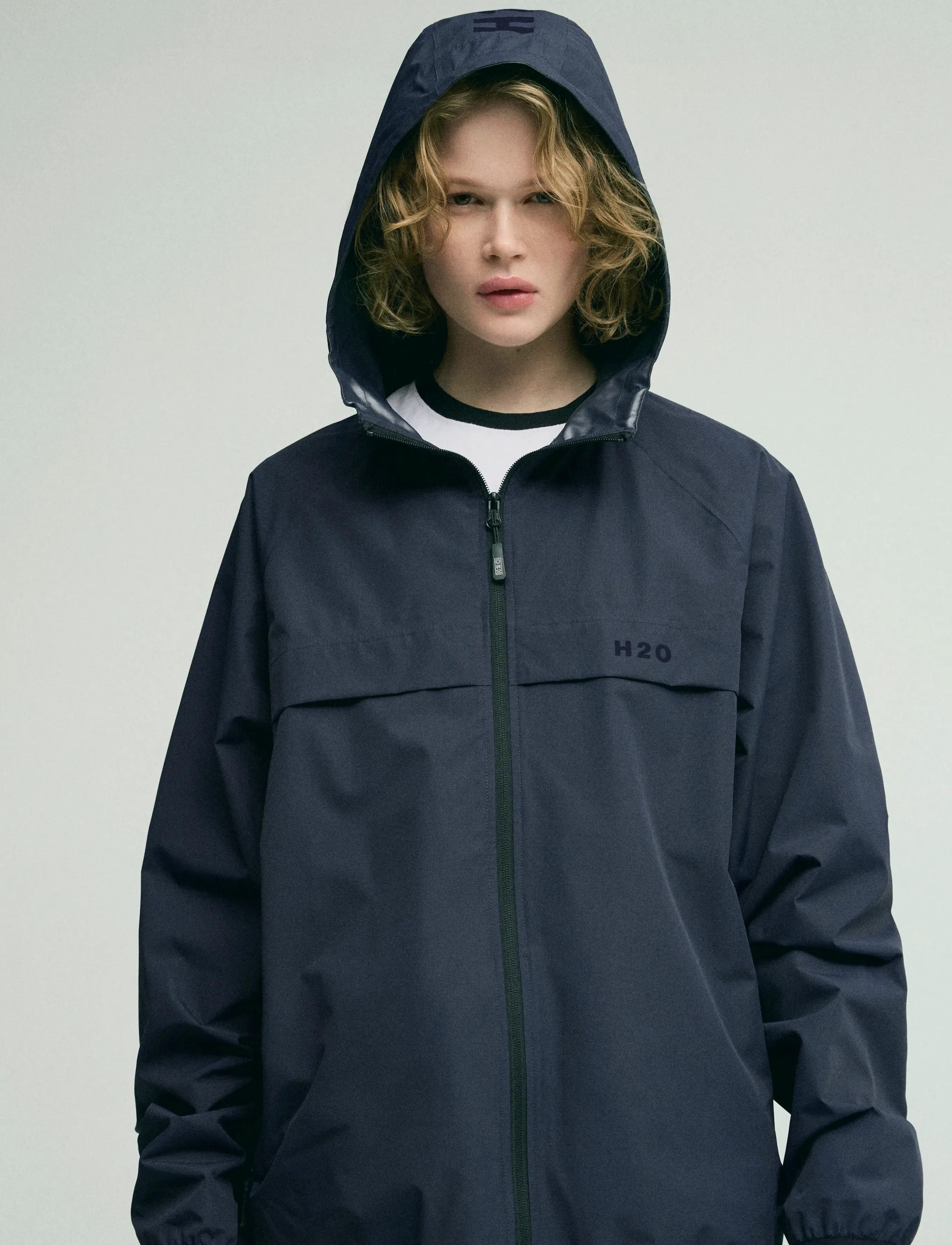 H2O Rømø LW Rain Jacket - packable - Enimmüüdud - NAVY / black