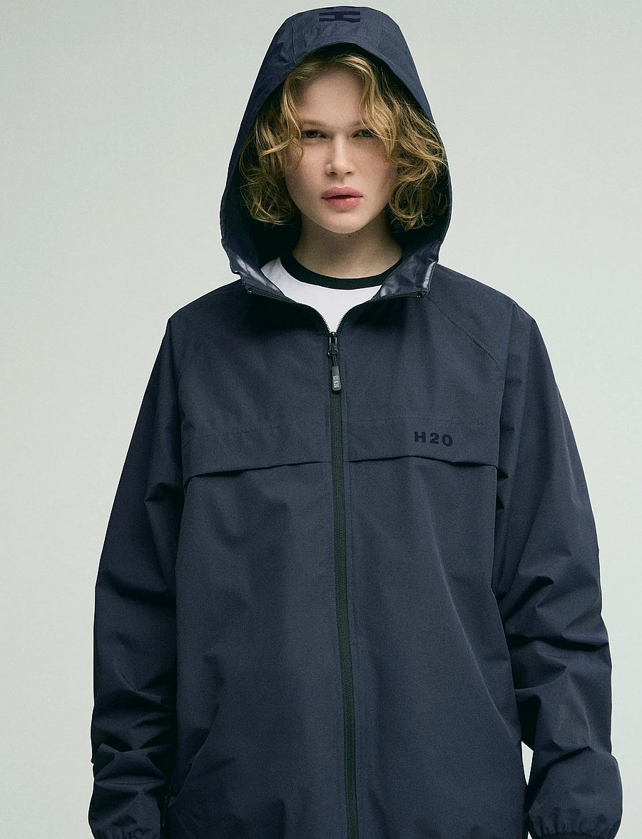 H2O - Rømø LW Rain Jacket - packable - vihmamantlid - navy - 0