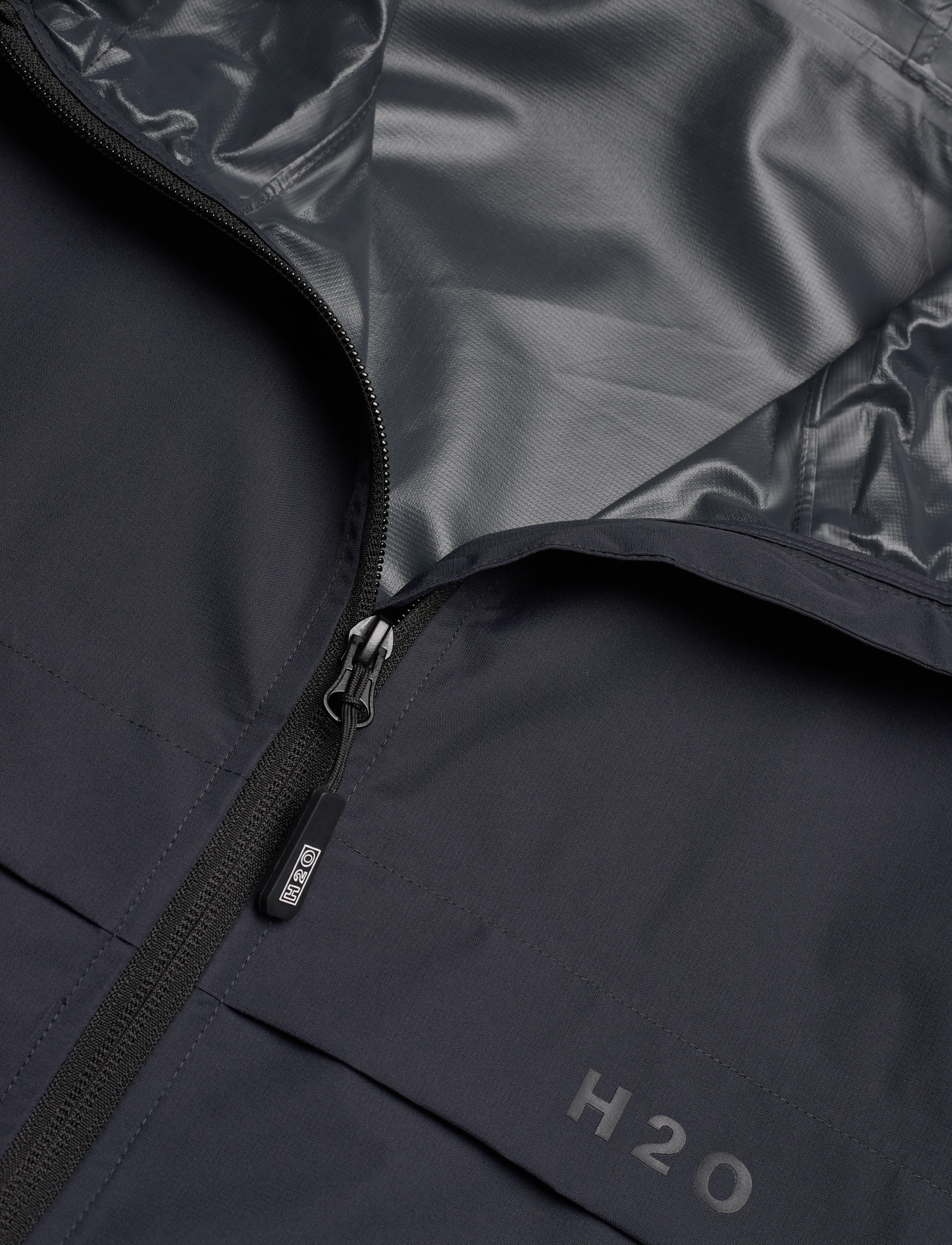 H2O - Rømø LW Rain Jacket - packable - rain jackets - navy - 4