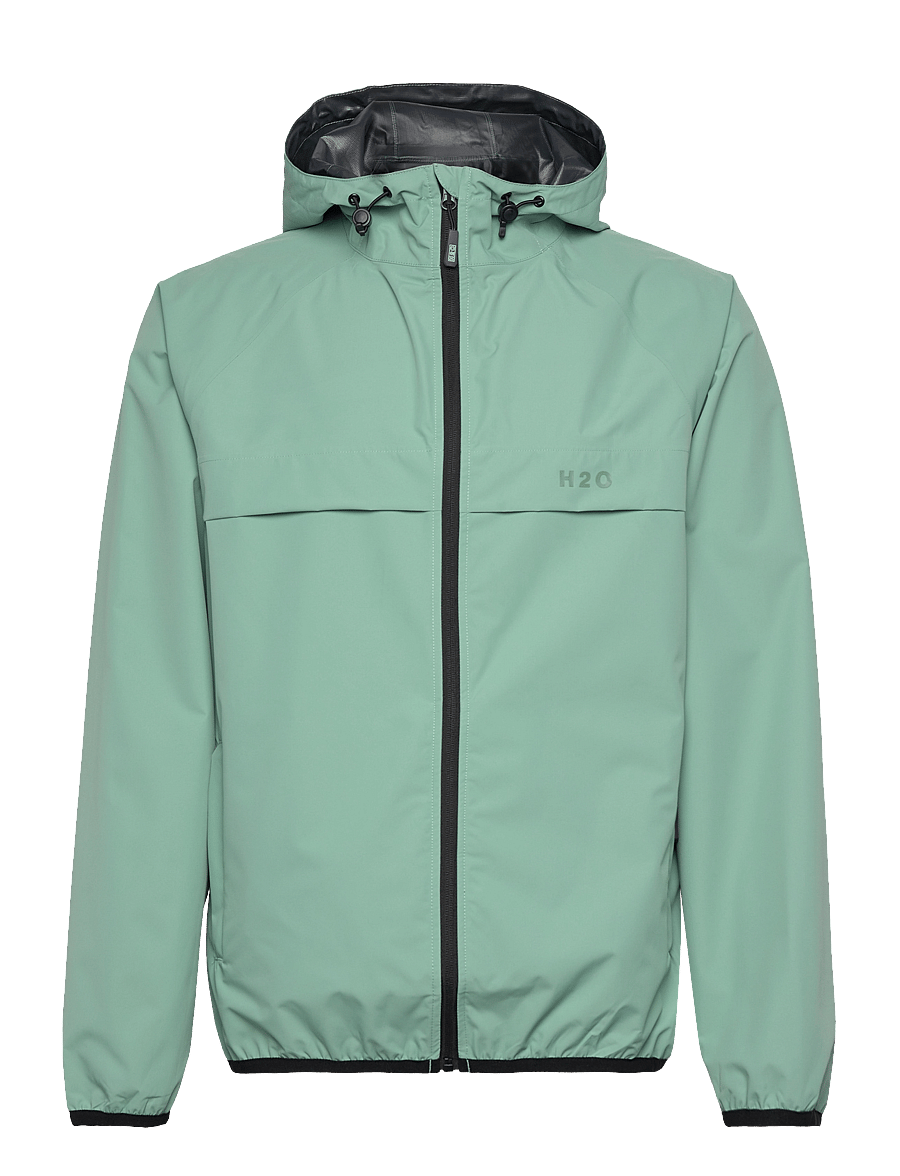 H2O - Rømø LW Rain Jacket - packable - regnjakker - sea grass - 0