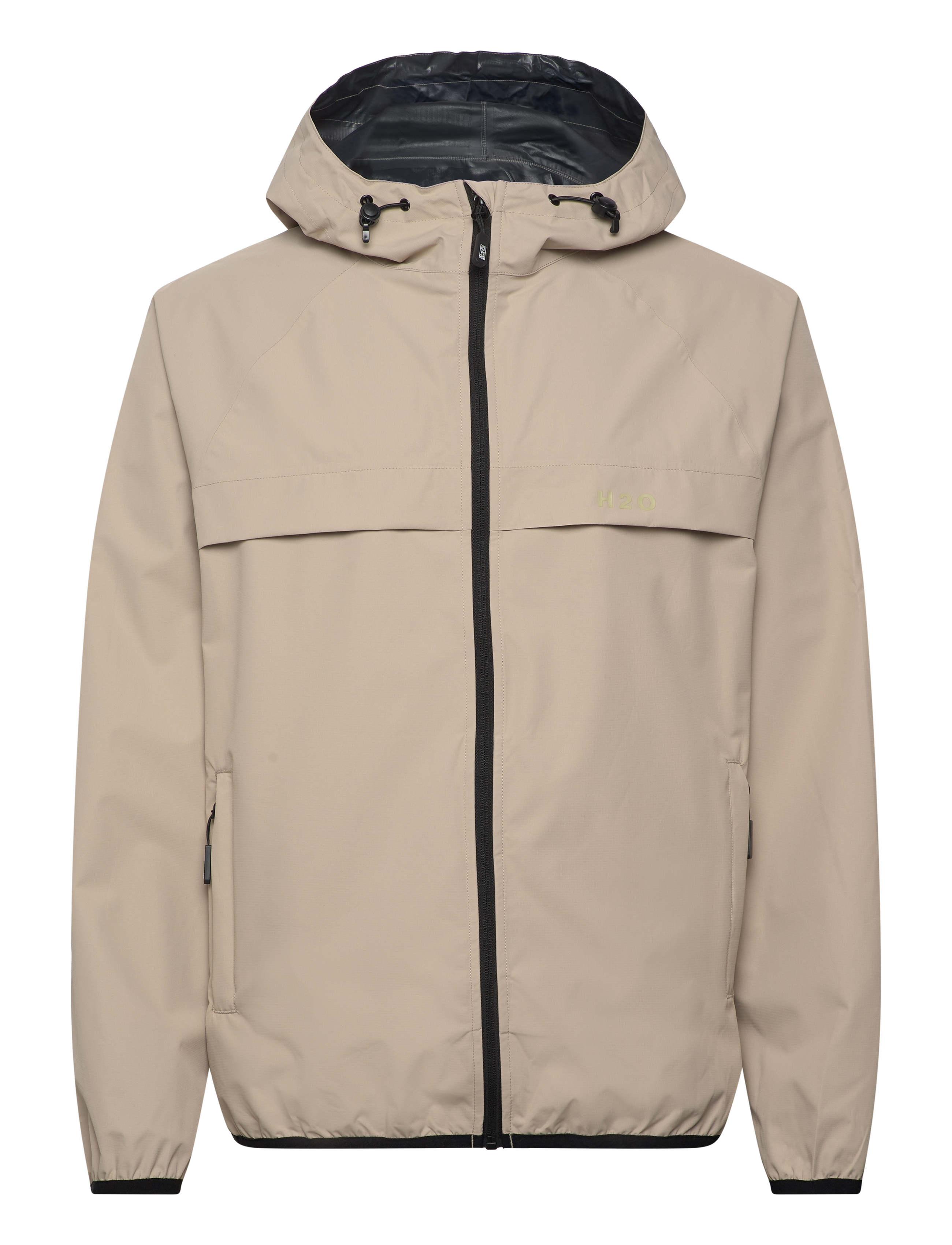 H2O Rømø Lw Regen Jacke - Packable Beige - XS - Damen