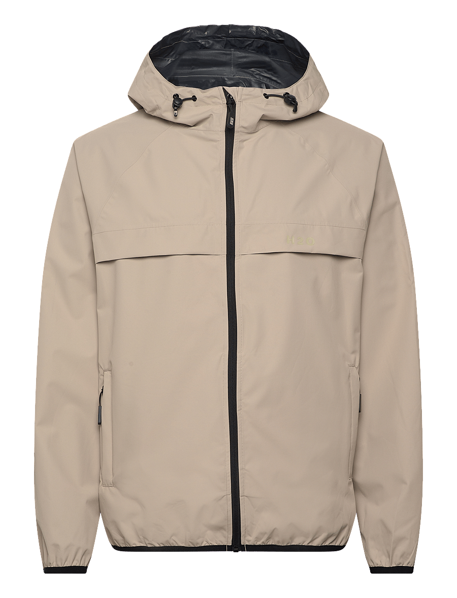 H2O - Rømø LW Rain Jacket - packable - vihmamantlid - warm grey - 0
