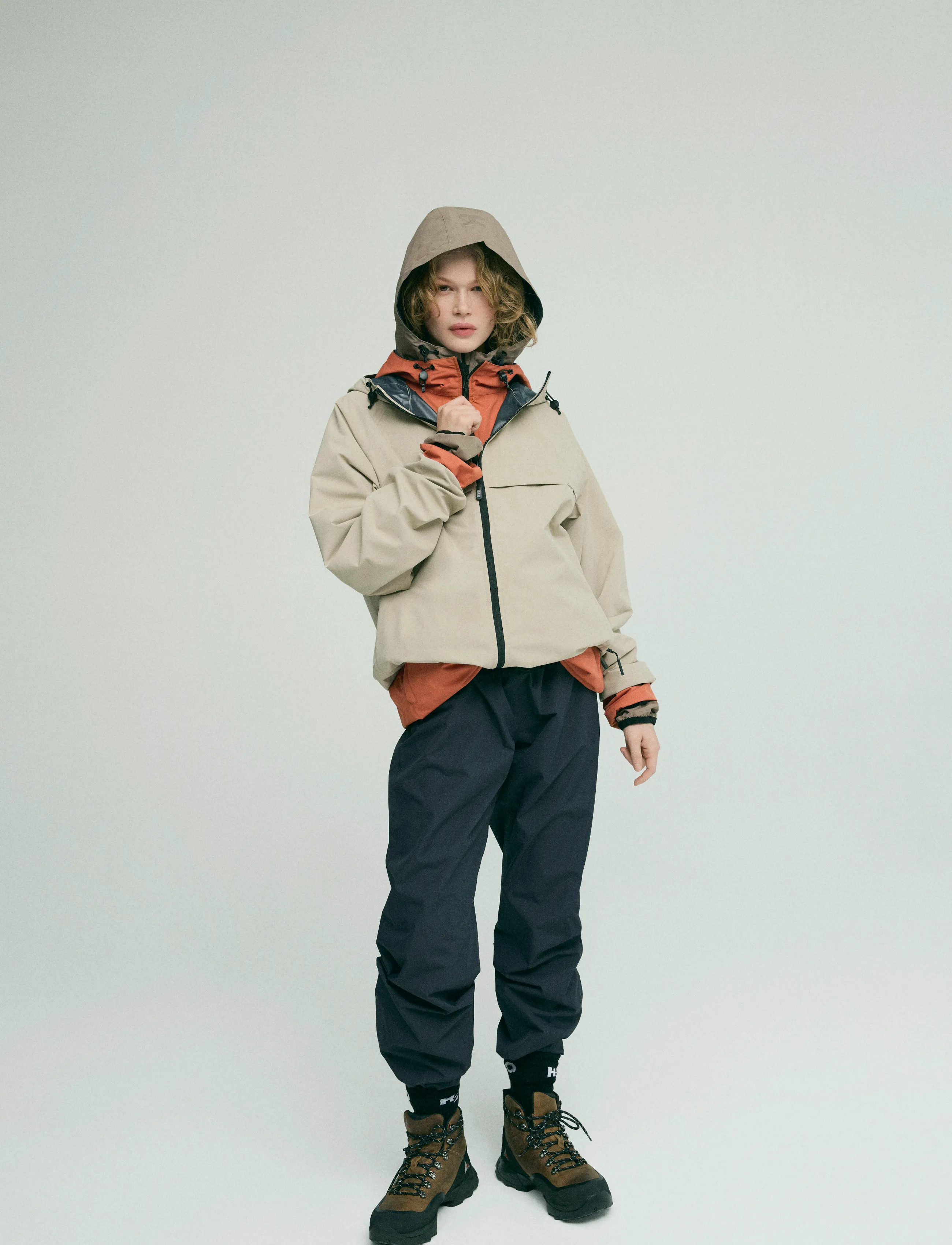 H2O Rømø Lw Rain Jacket - Packable, M, Beige, Regntøj > Regnfrakker, Herre