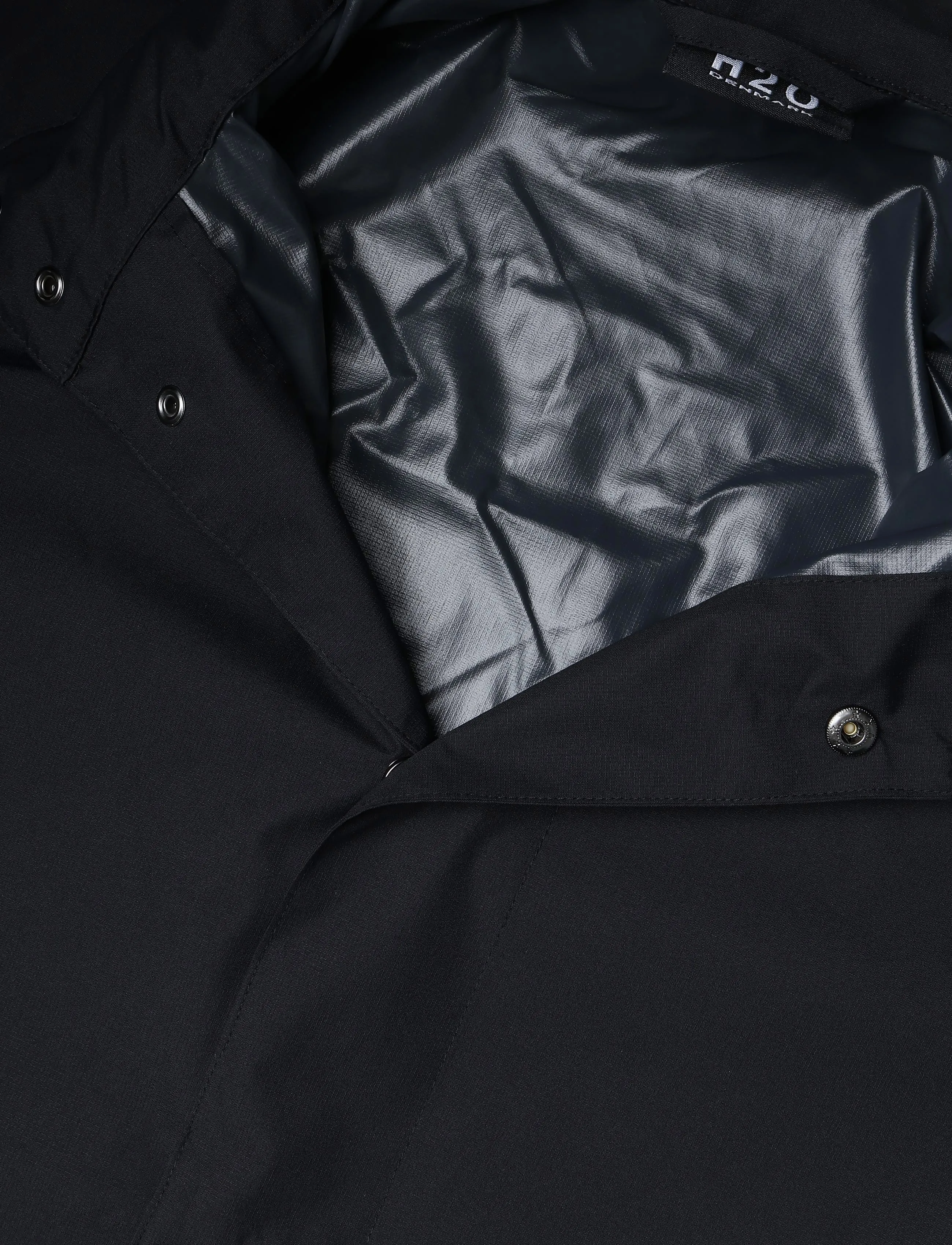 H2O - Rømø Classic LW Rain Long Jacket - regnjakker - black - 2