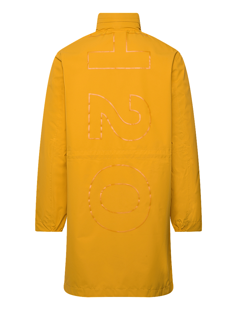H2O - Rømø Logo LW Rain Long Jacket - regnjakker - apricot - 1