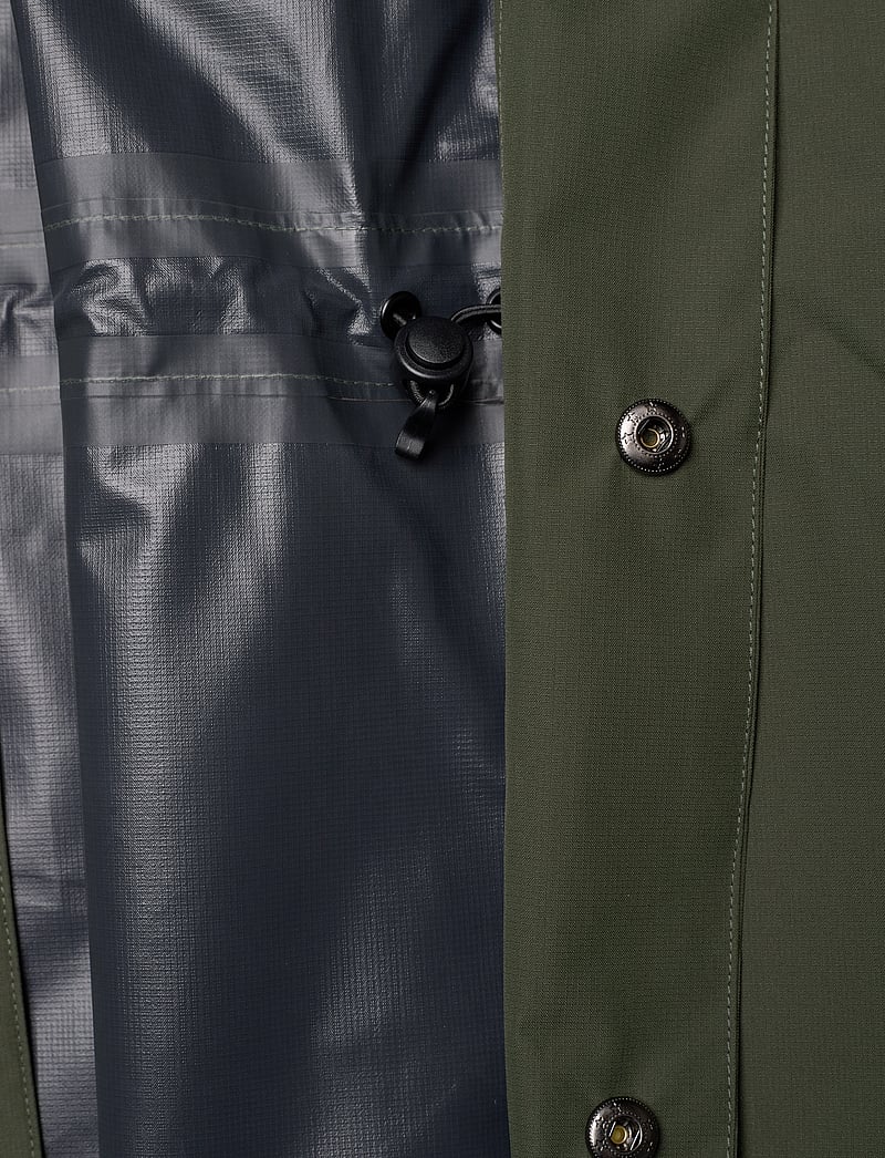 H2O - Rømø Logo LW Rain Long Jacket - regnjackor - army - 5