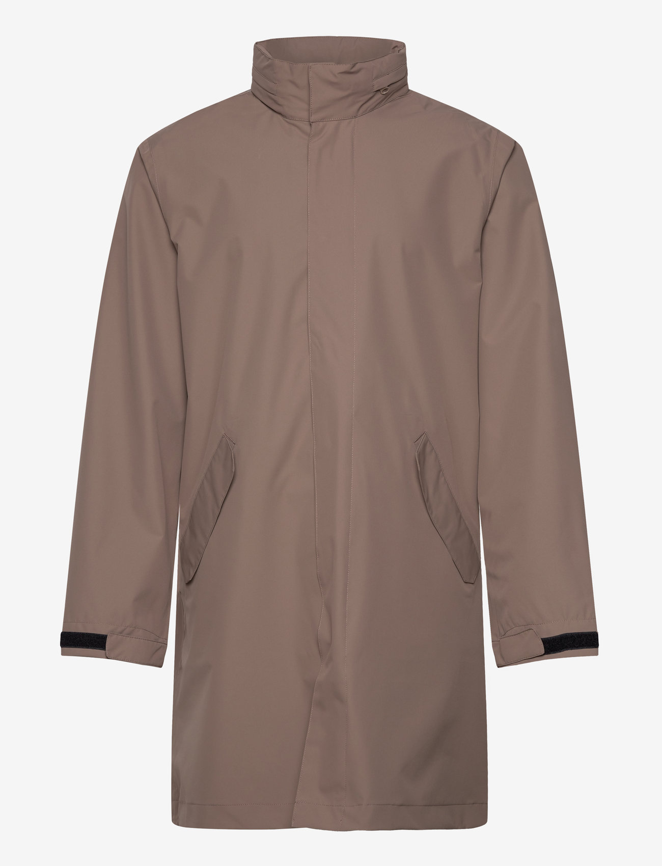H2O - Rømø Logo LW Rain Long Jacket - regnjakker - dusty oak - 0
