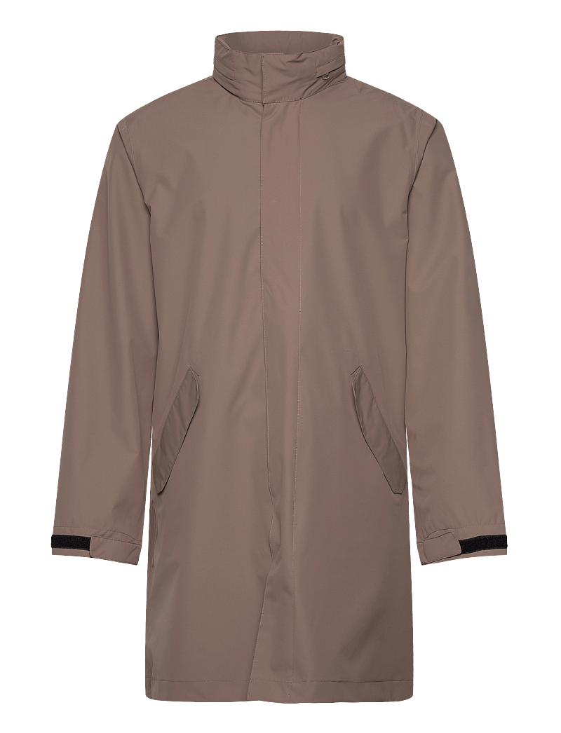 H2O - Rømø Logo LW Rain Long Jacket - regnjackor - dusty oak - 0