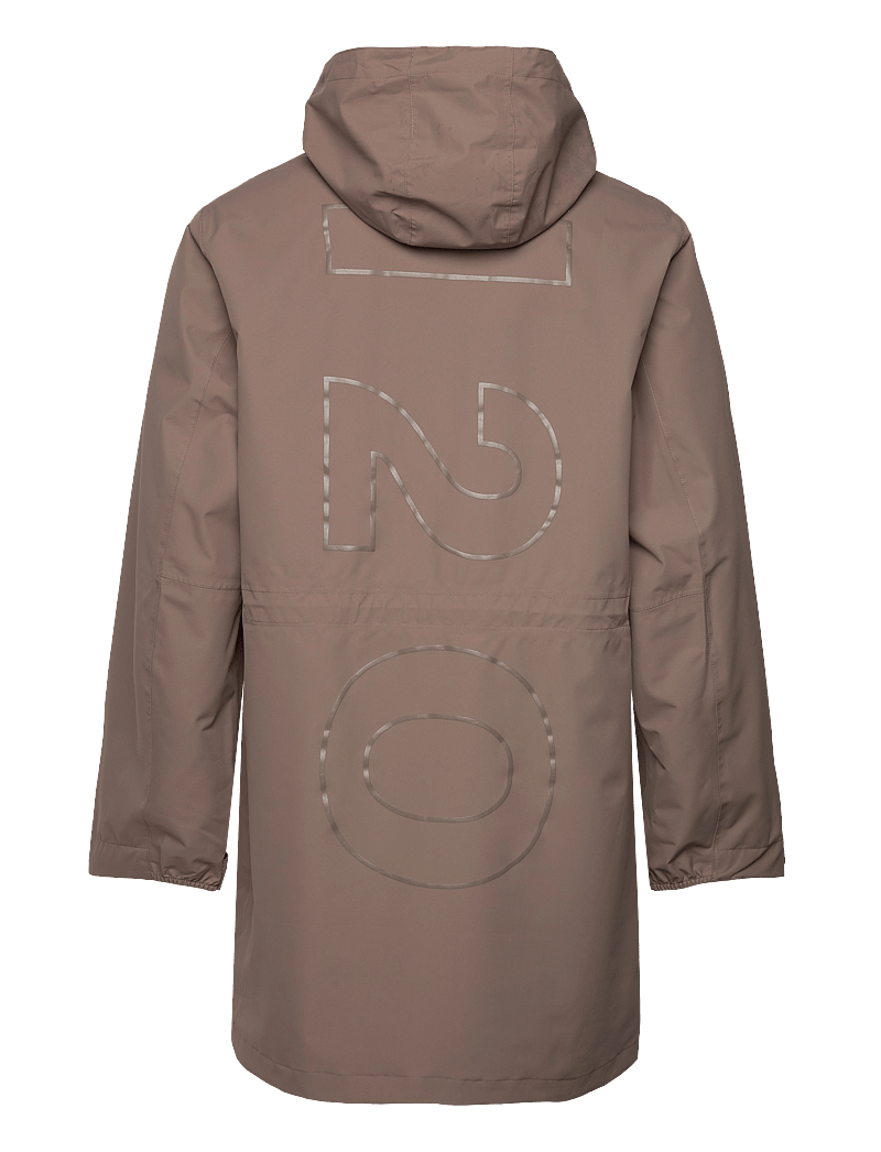 H2O - Rømø Logo LW Rain Long Jacket - regnjackor - dusty oak - 2