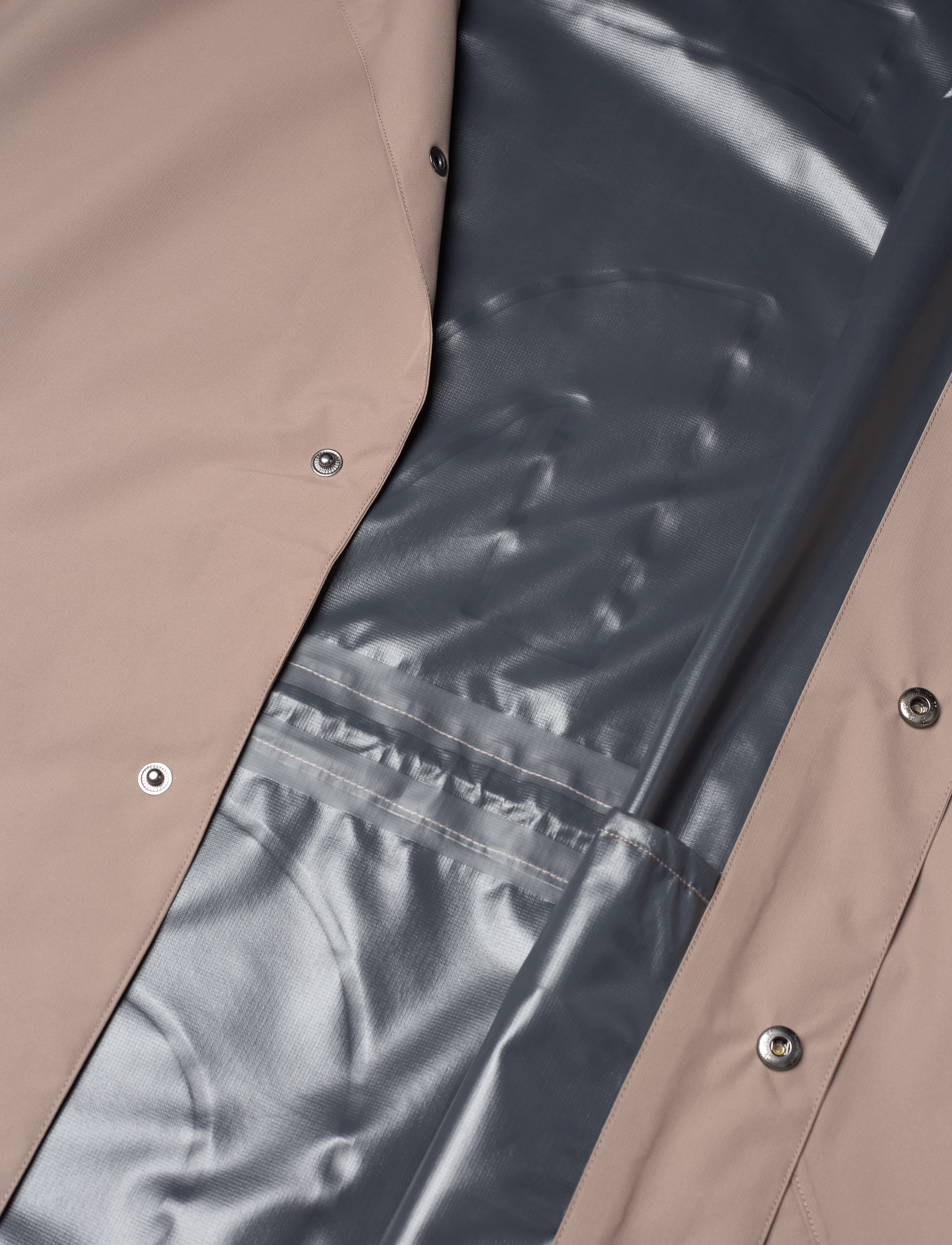 H2O - Rømø Logo LW Rain Long Jacket - rain coats - dusty oak - 5