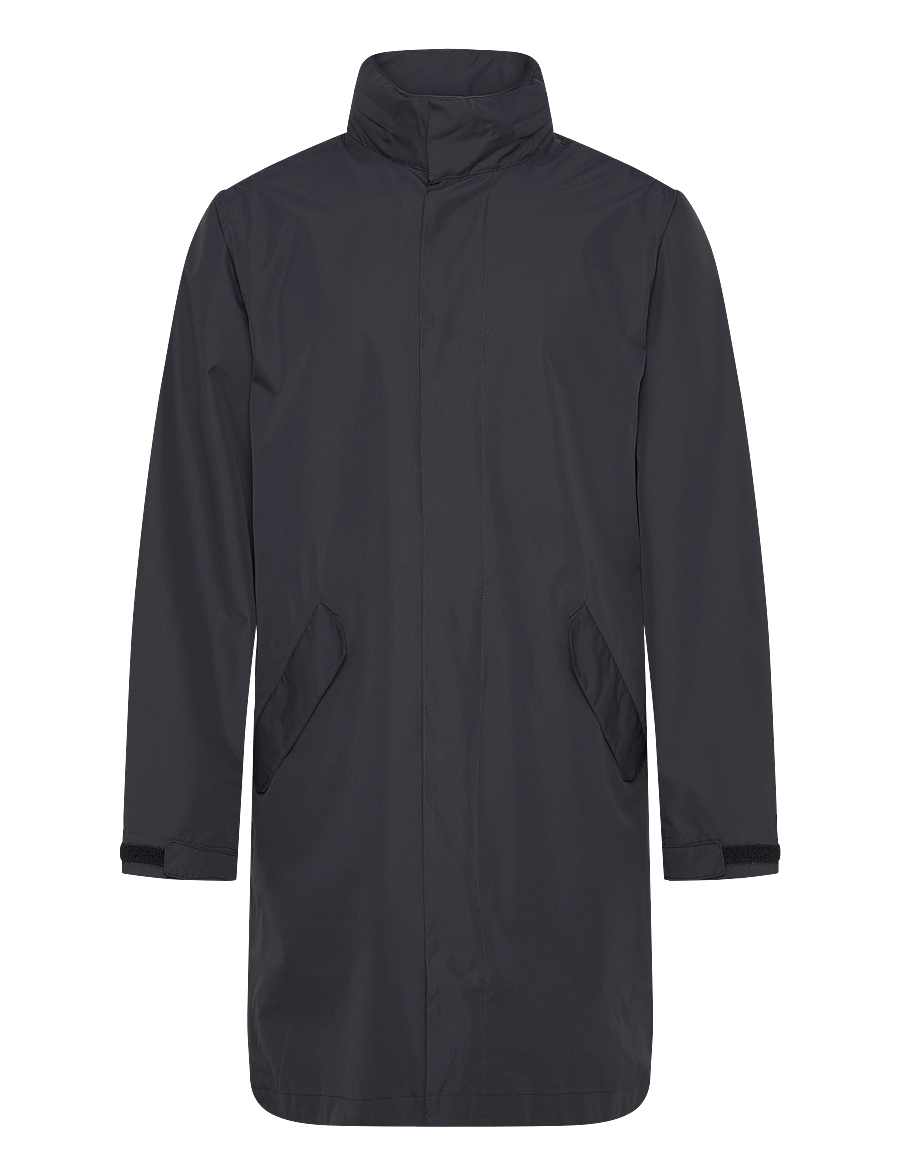 H2O - Rømø Logo LW Rain Long Jacket - regnjackor - navy - 0