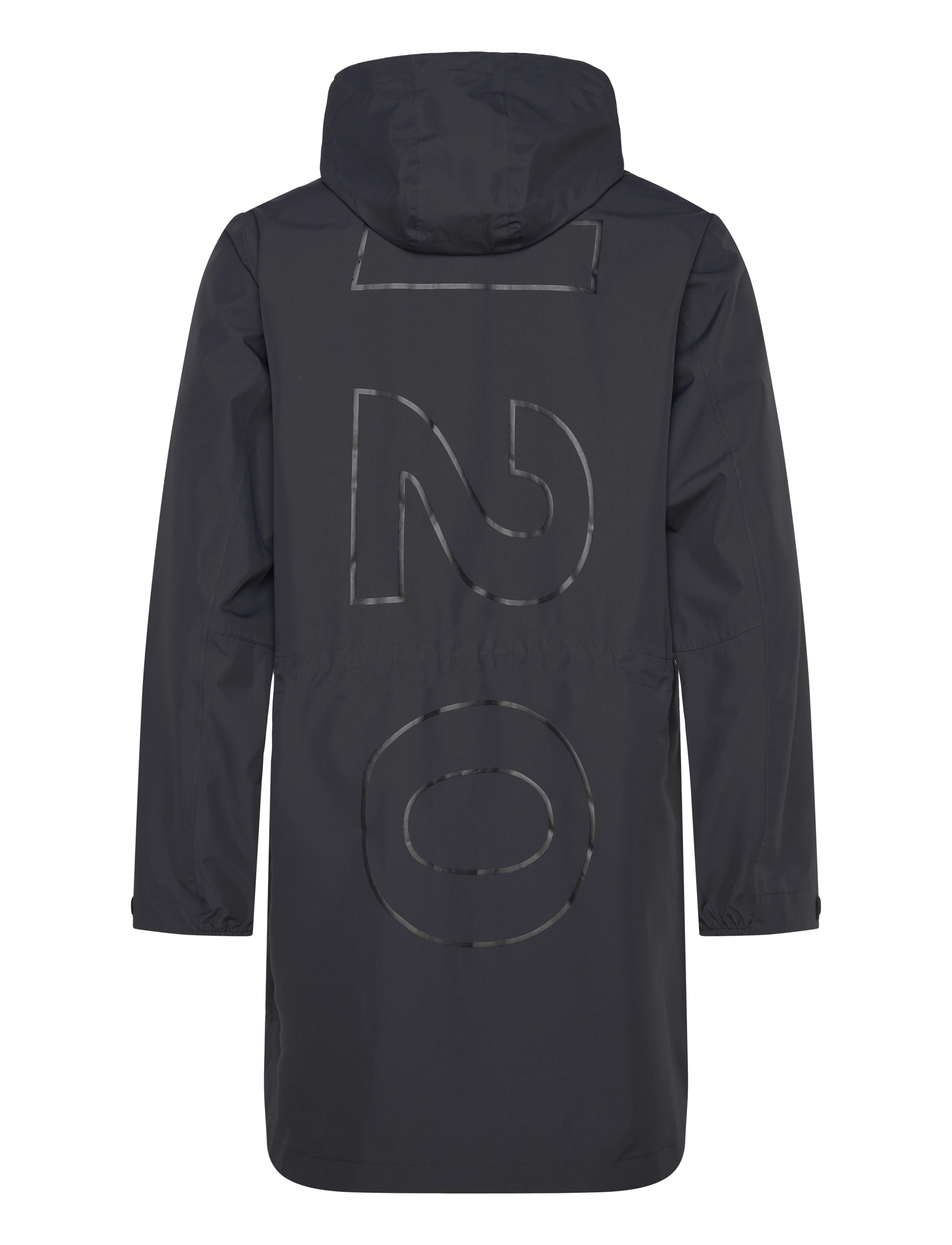 H2O - Rømø Logo LW Rain Long Jacket - rain coats - navy - 2
