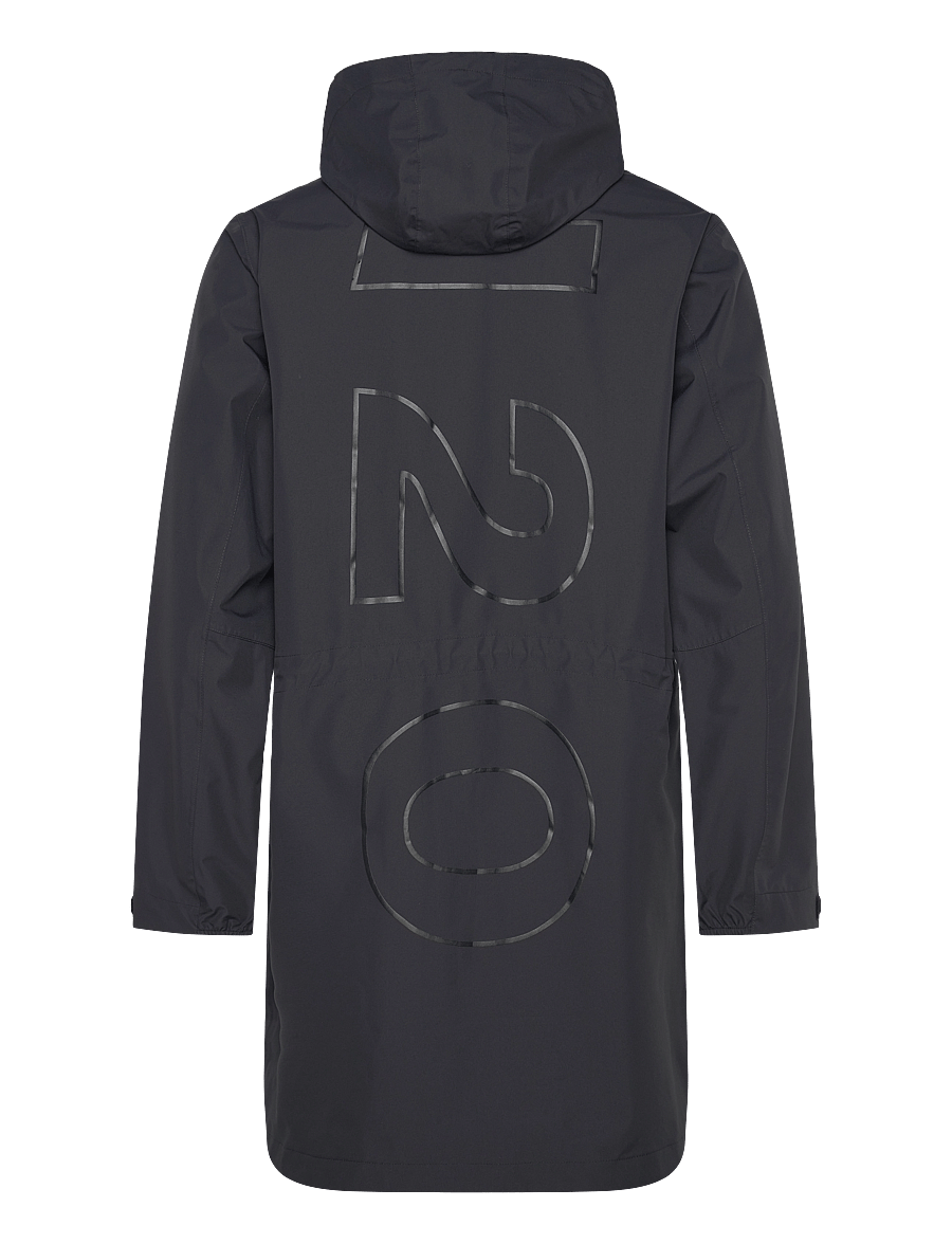 H2O - Rømø Logo LW Rain Long Jacket - regnjackor - navy - 2