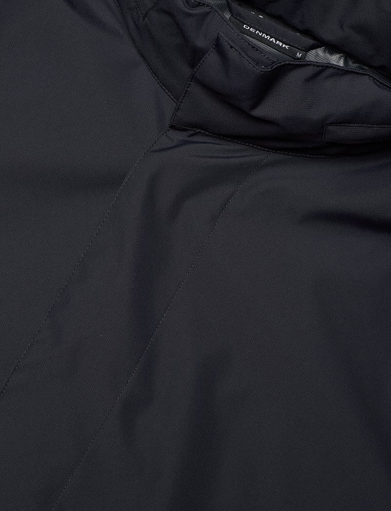 H2O - Rømø Logo LW Rain Long Jacket - regnjakker - navy - 4