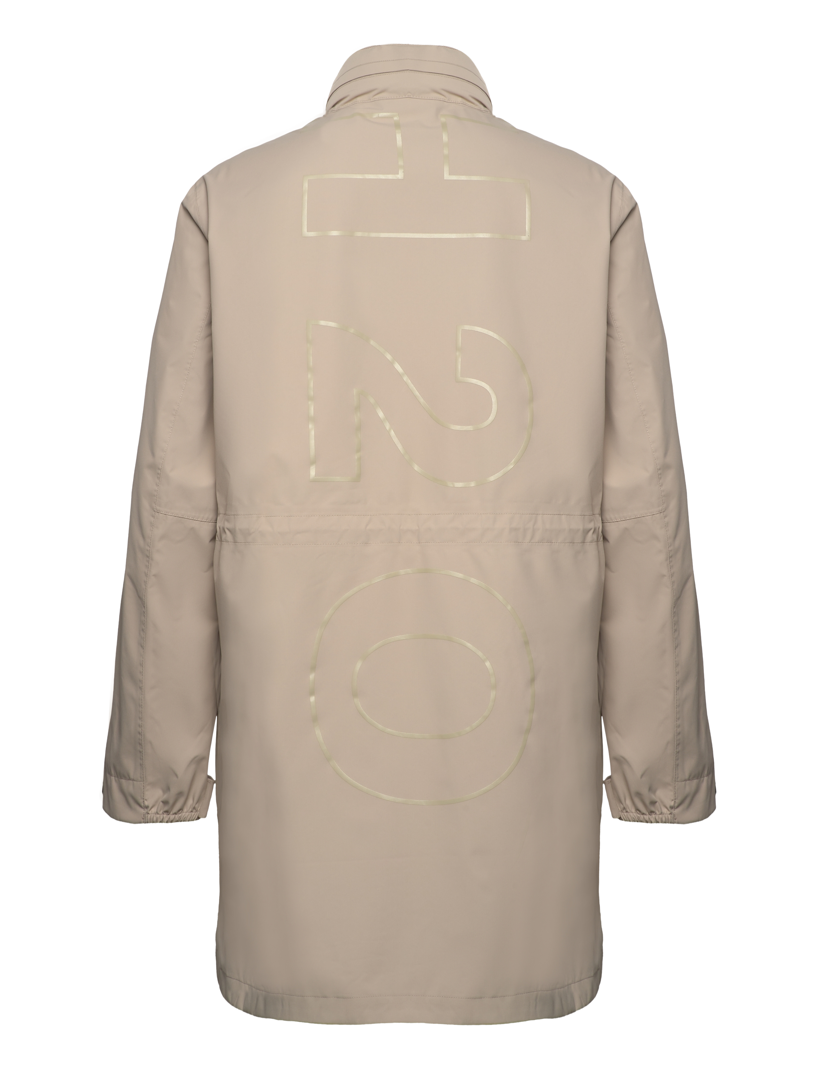 H2O - Rømø Logo LW Rain Long Jacket - regnjackor - warm grey - 1