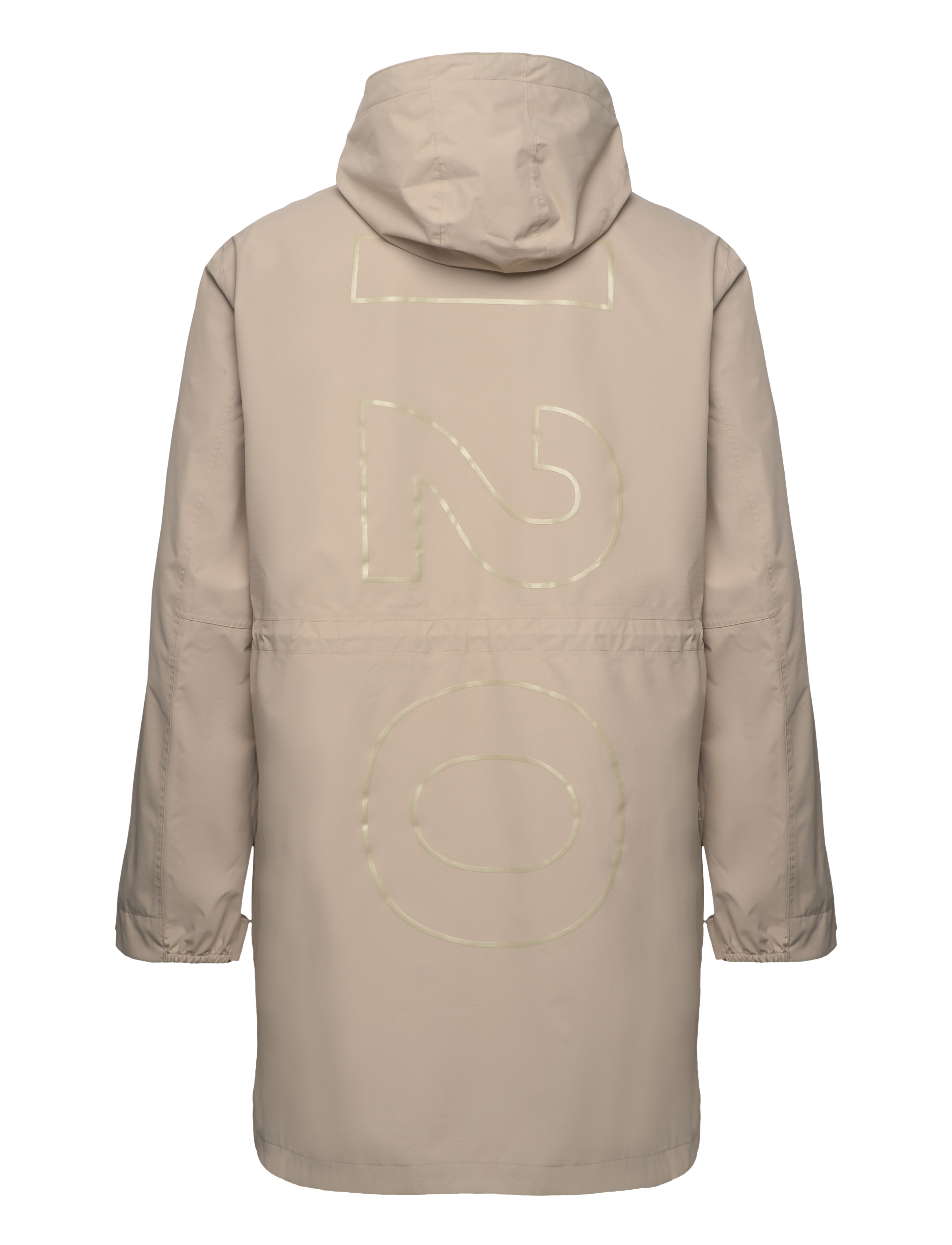 H2O - Rømø Logo LW Rain Long Jacket - regnjackor - warm grey - 2