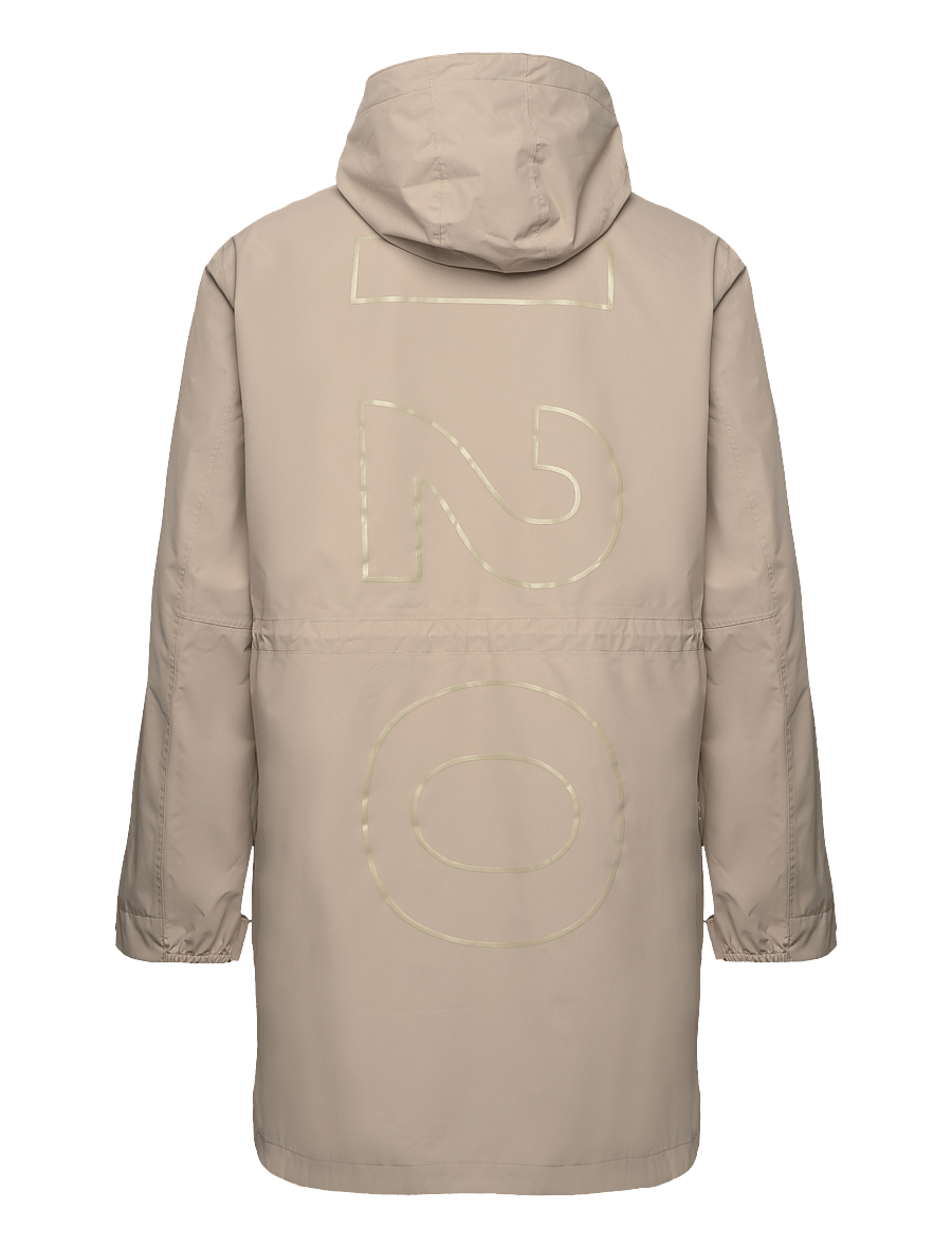 H2O - Rømø Logo LW Rain Long Jacket - regnjackor - warm grey - 2
