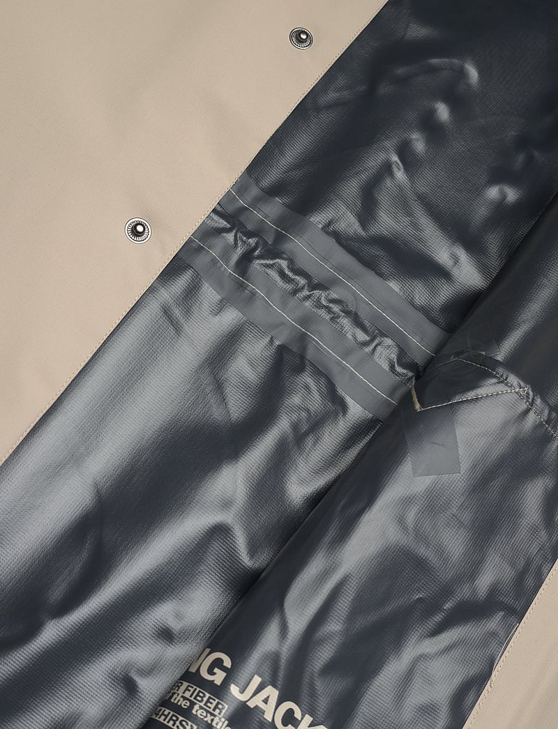 H2O - Rømø Logo LW Rain Long Jacket - regnjackor - warm grey - 5