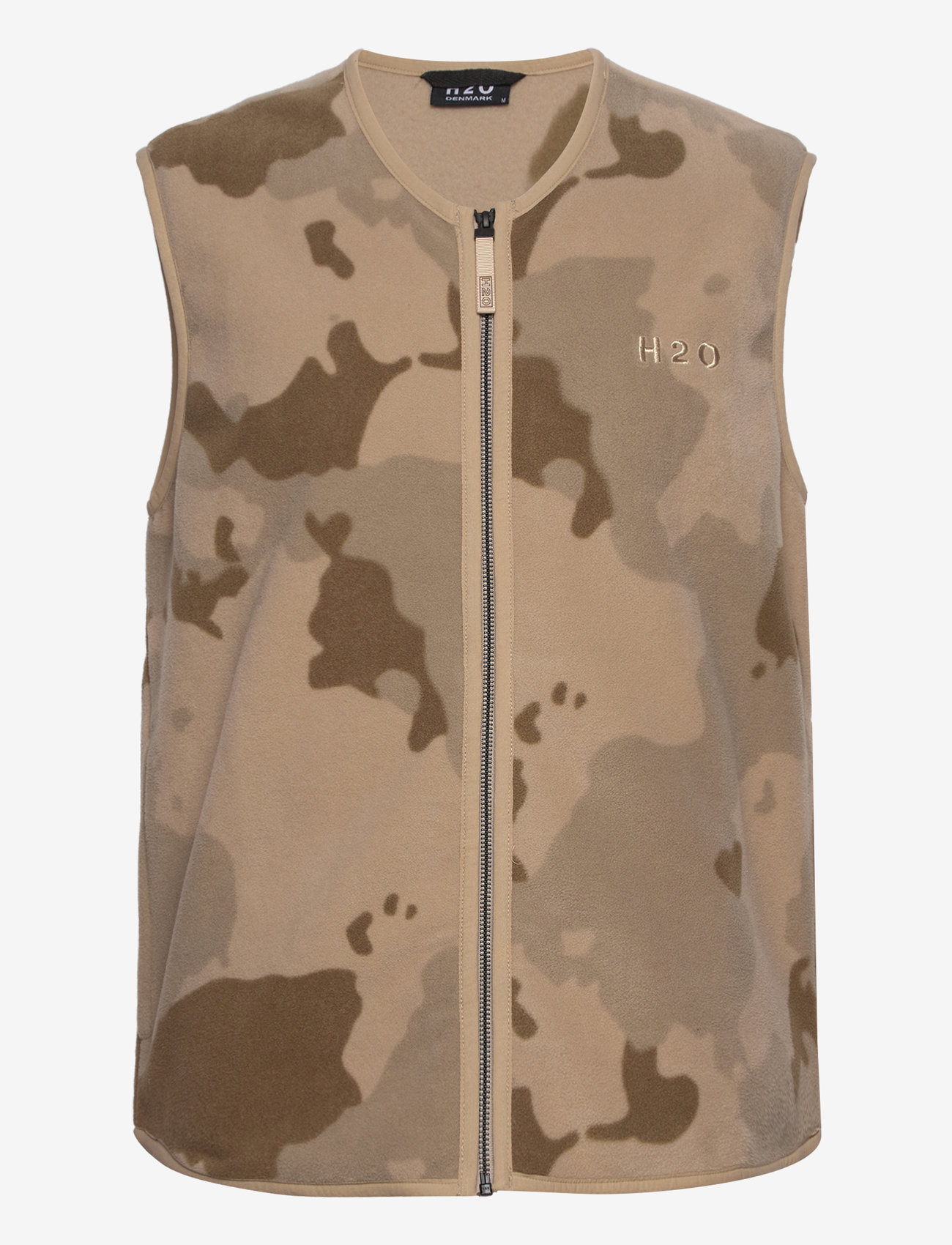 H2O - Sejerø Fleece Vest - oak camou - 0