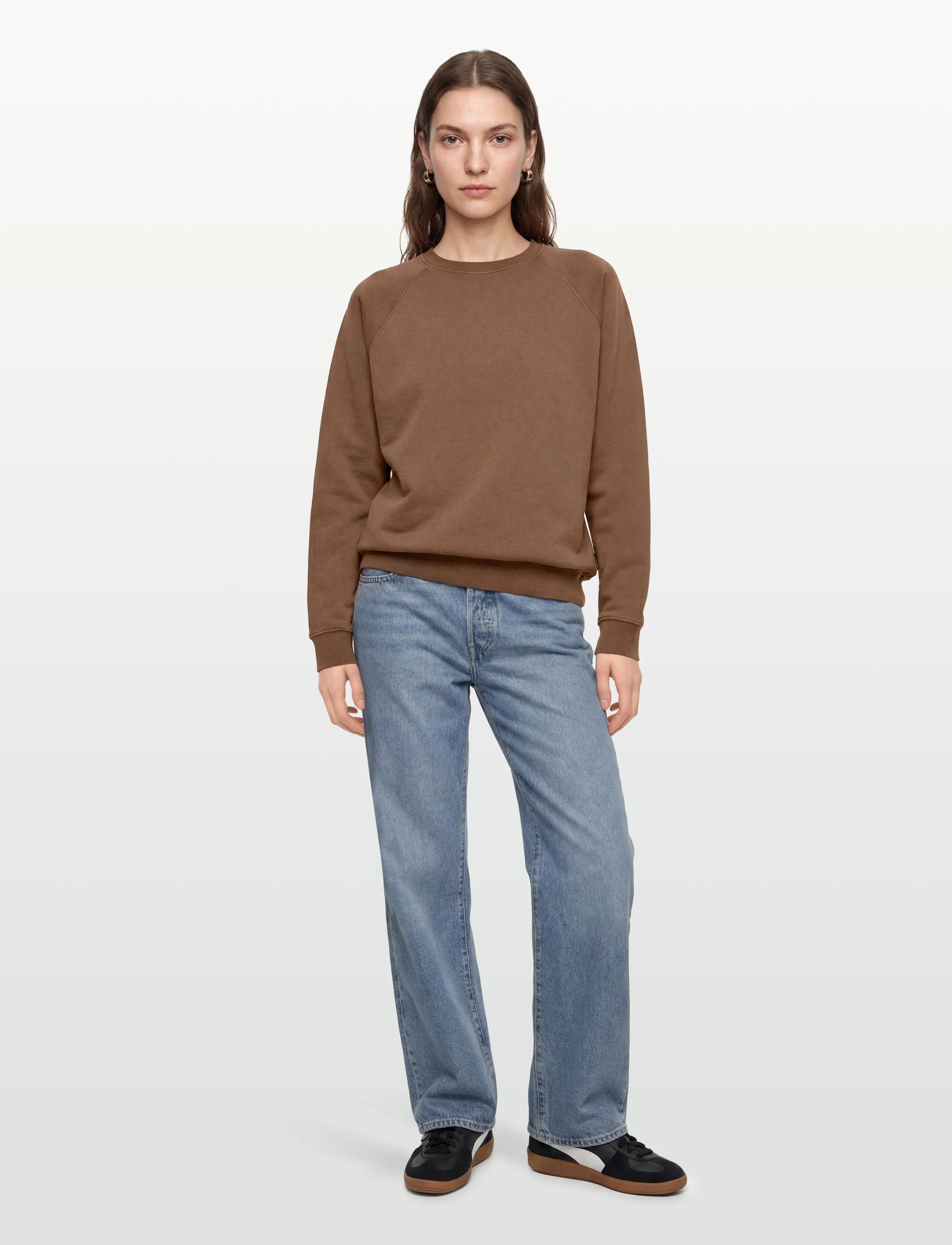 H2O - Thule Oversize Sweat O'Neck - alussärgid - coffee - 4