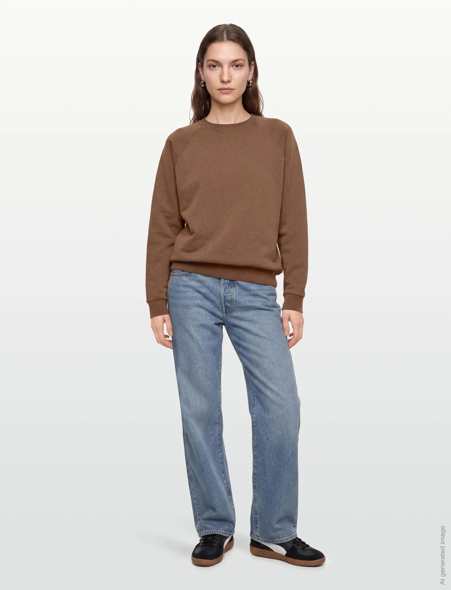 H2O - Thule Oversize Sweat O'Neck - alussärgid - coffee - 4