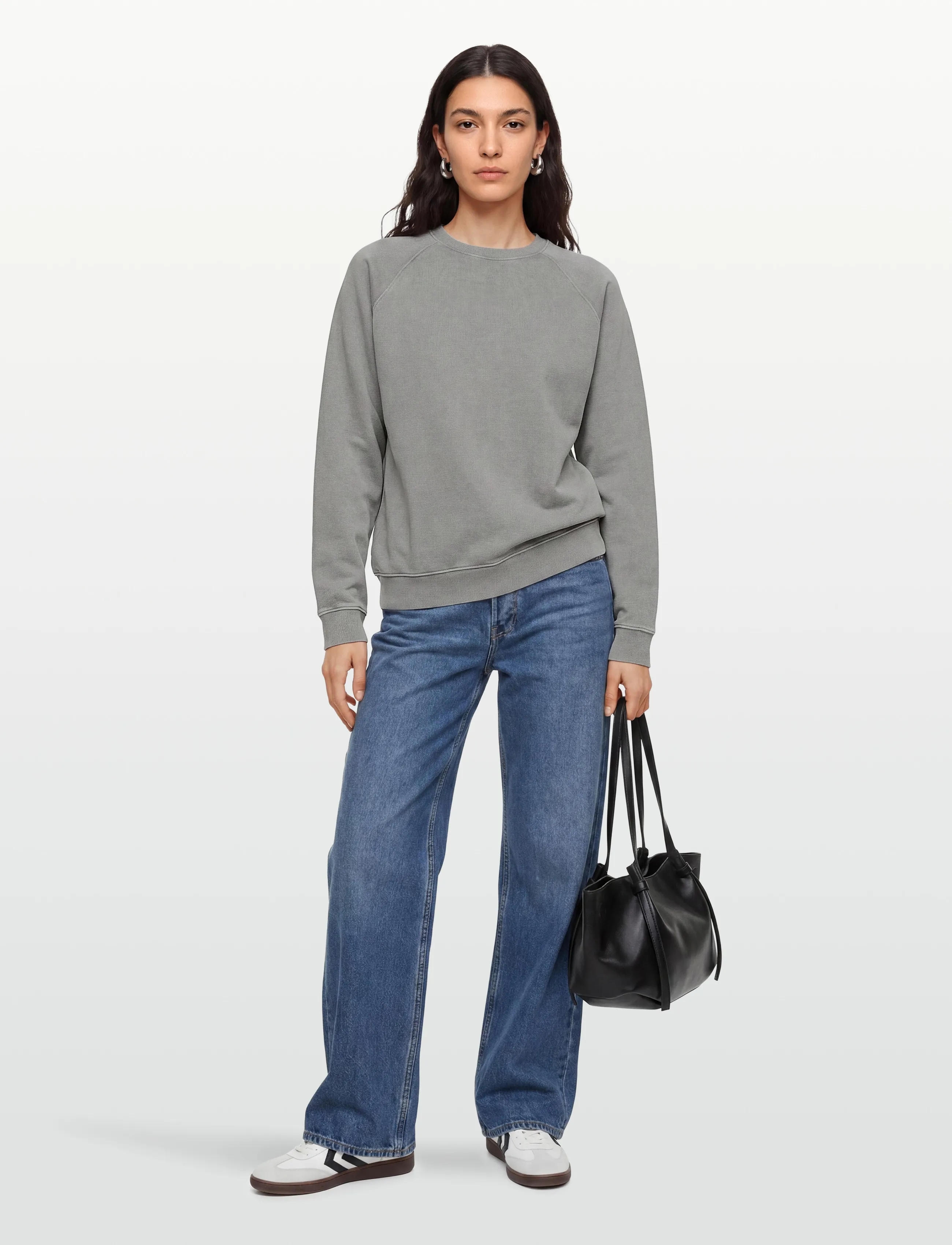 H2O - Thule Oversize Sweat O'Neck - Överdelar - lt. grey mel - 4