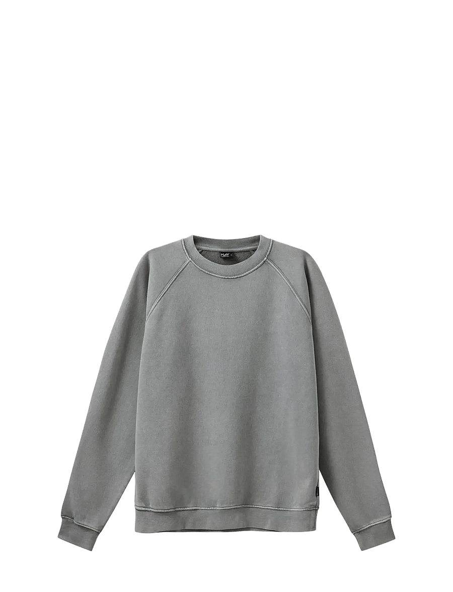 H2O - Thule Oversize Sweat O'Neck - sweatshirts - lt. grey mel - 1