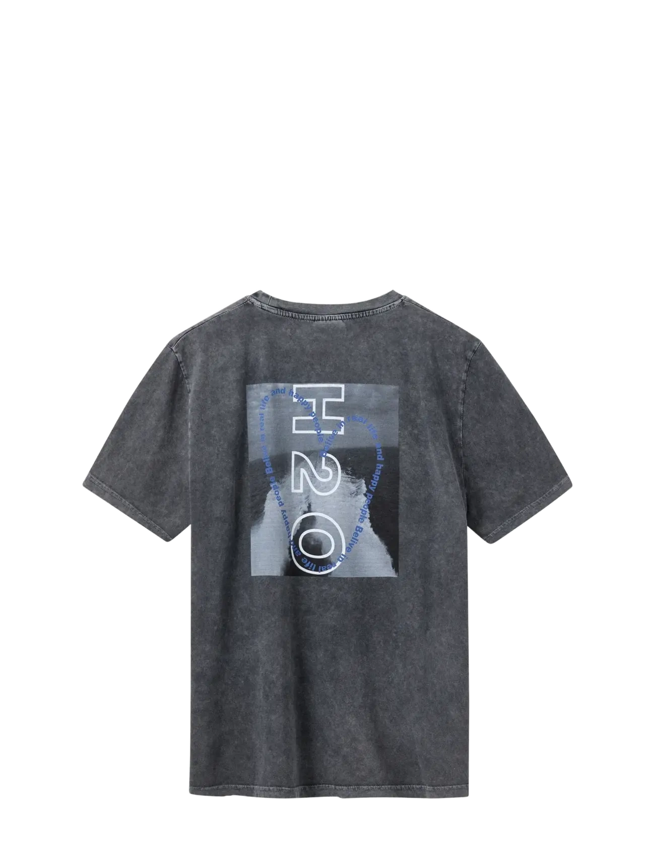 H2O - Kap Dan Tee Print - kurzärmelig - black/blue - 1