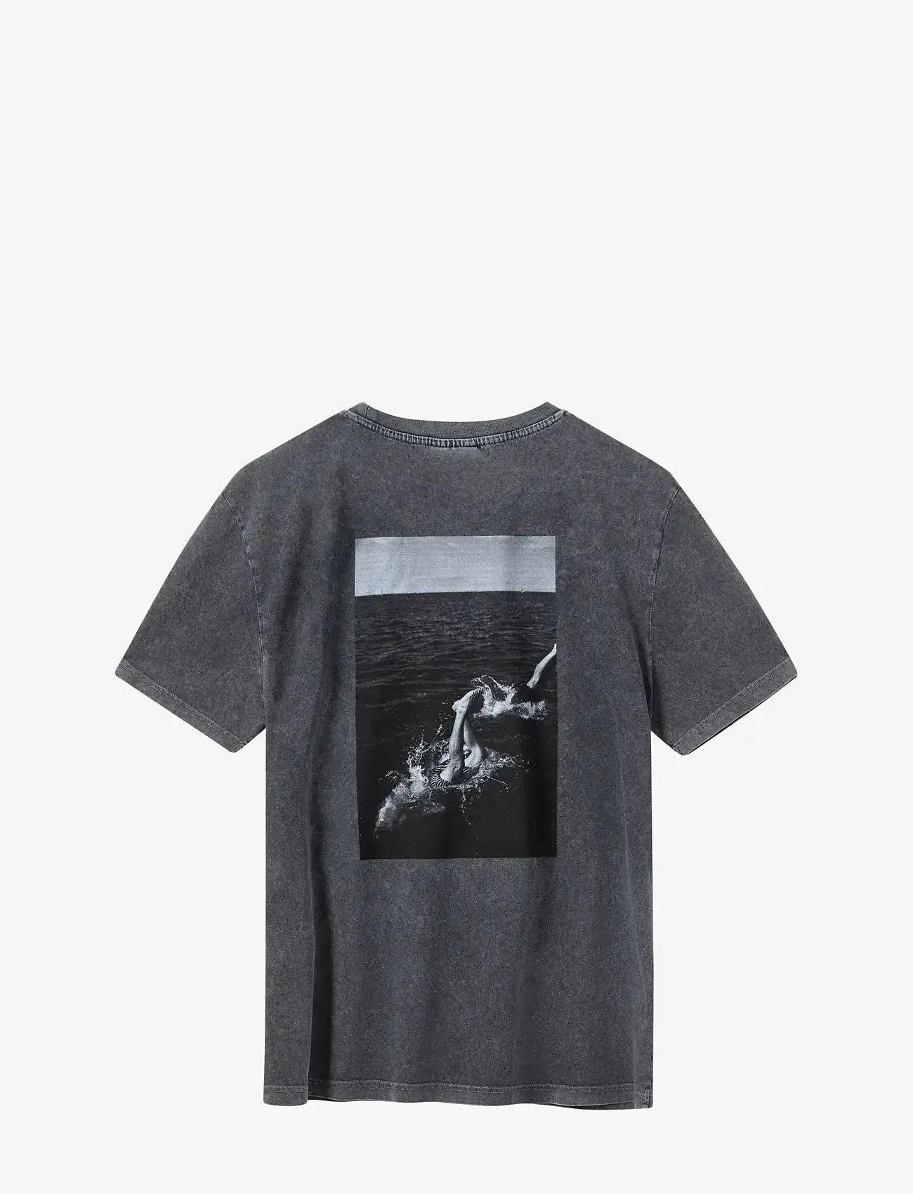 H2O - Kap Dan Tee Print - kortærmede t-shirts - black/grey - 1