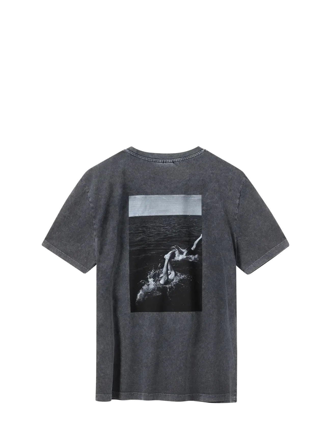H2O - Kap Dan Tee Print - sünnipäevakingitused - black/grey - 1