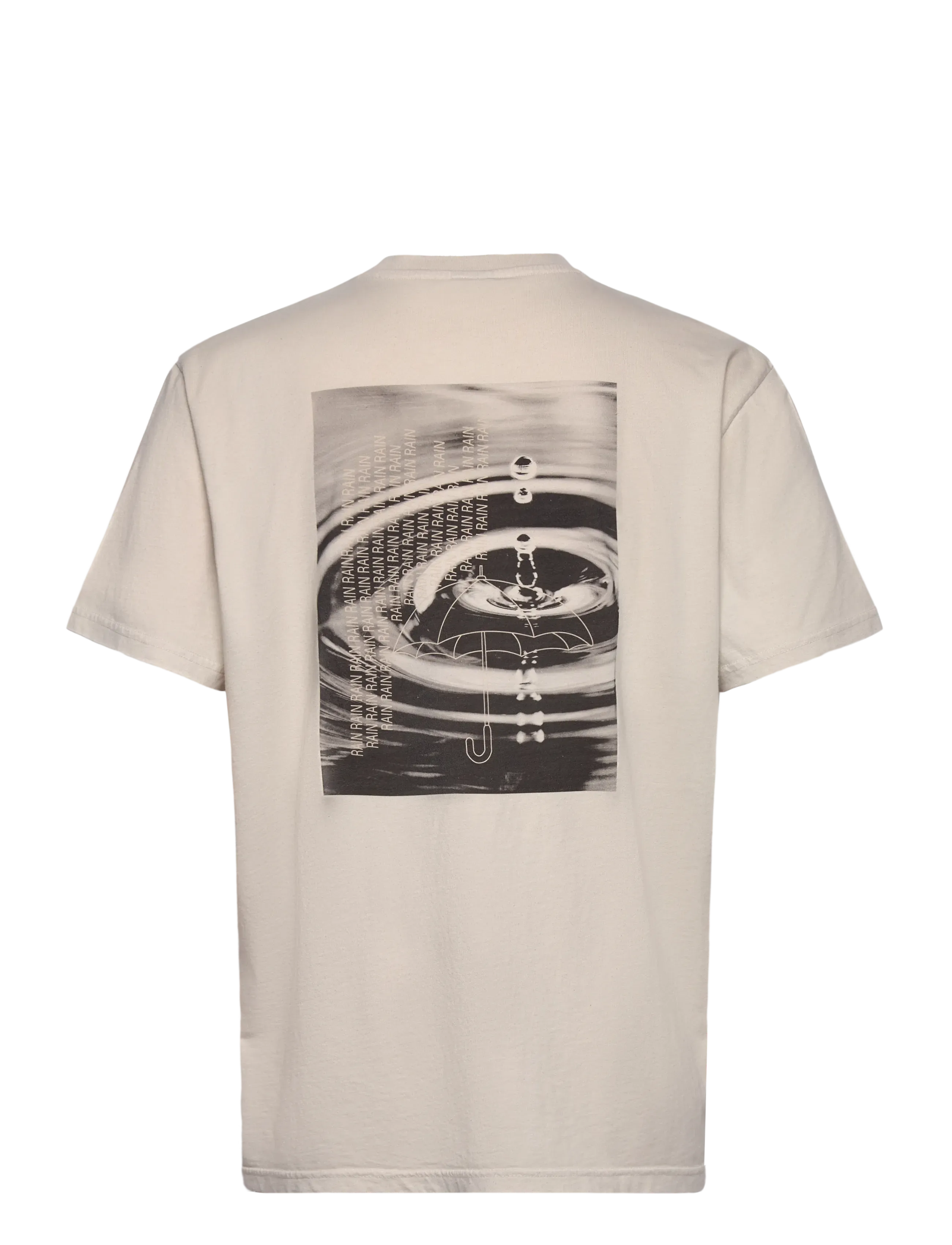 H2O - Kap Dan Tee Print - kortærmede t-shirts - chalk/black - 1