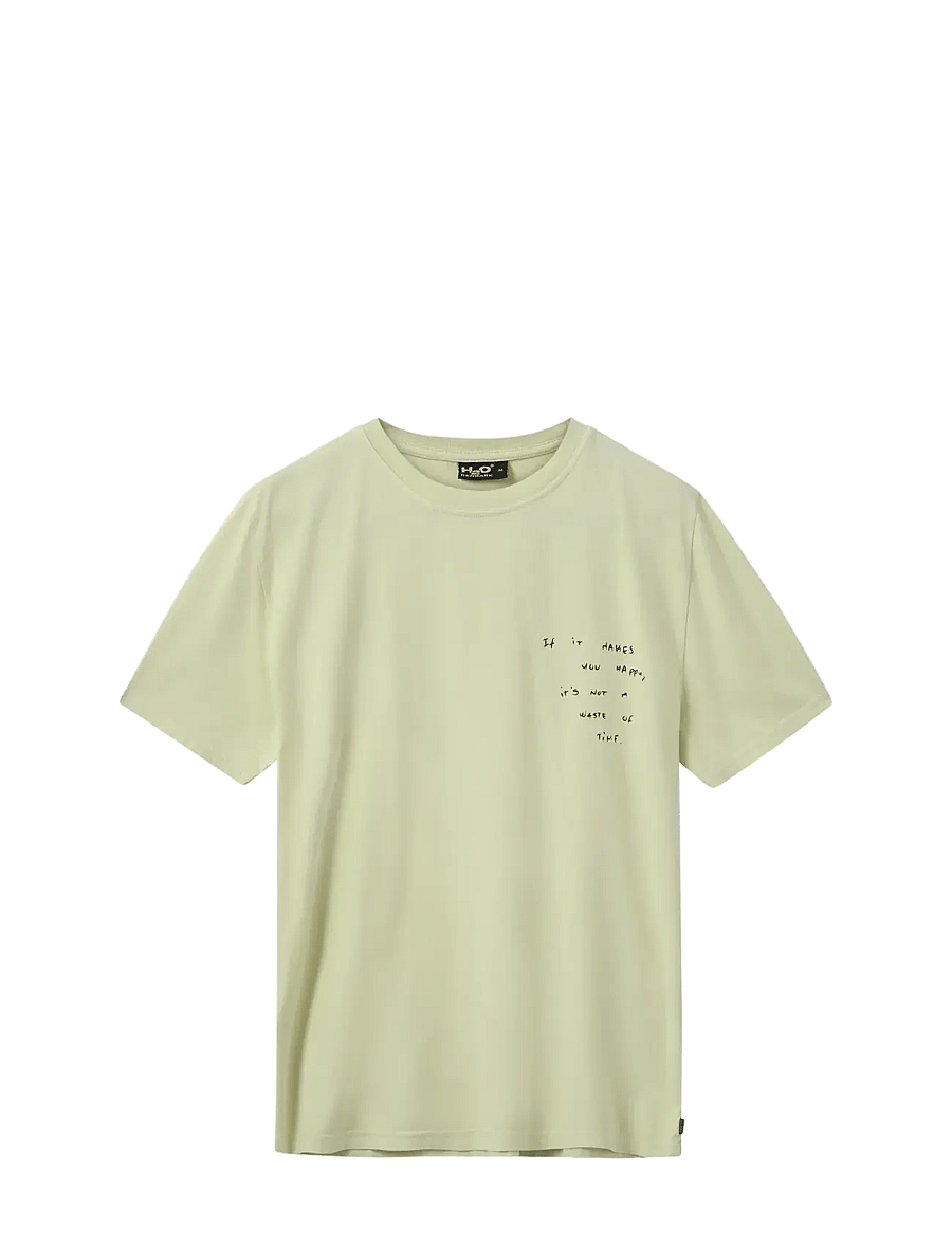 H2O - Kap Dan Tee Print - kurzärmelige t-shirts - lime - 0