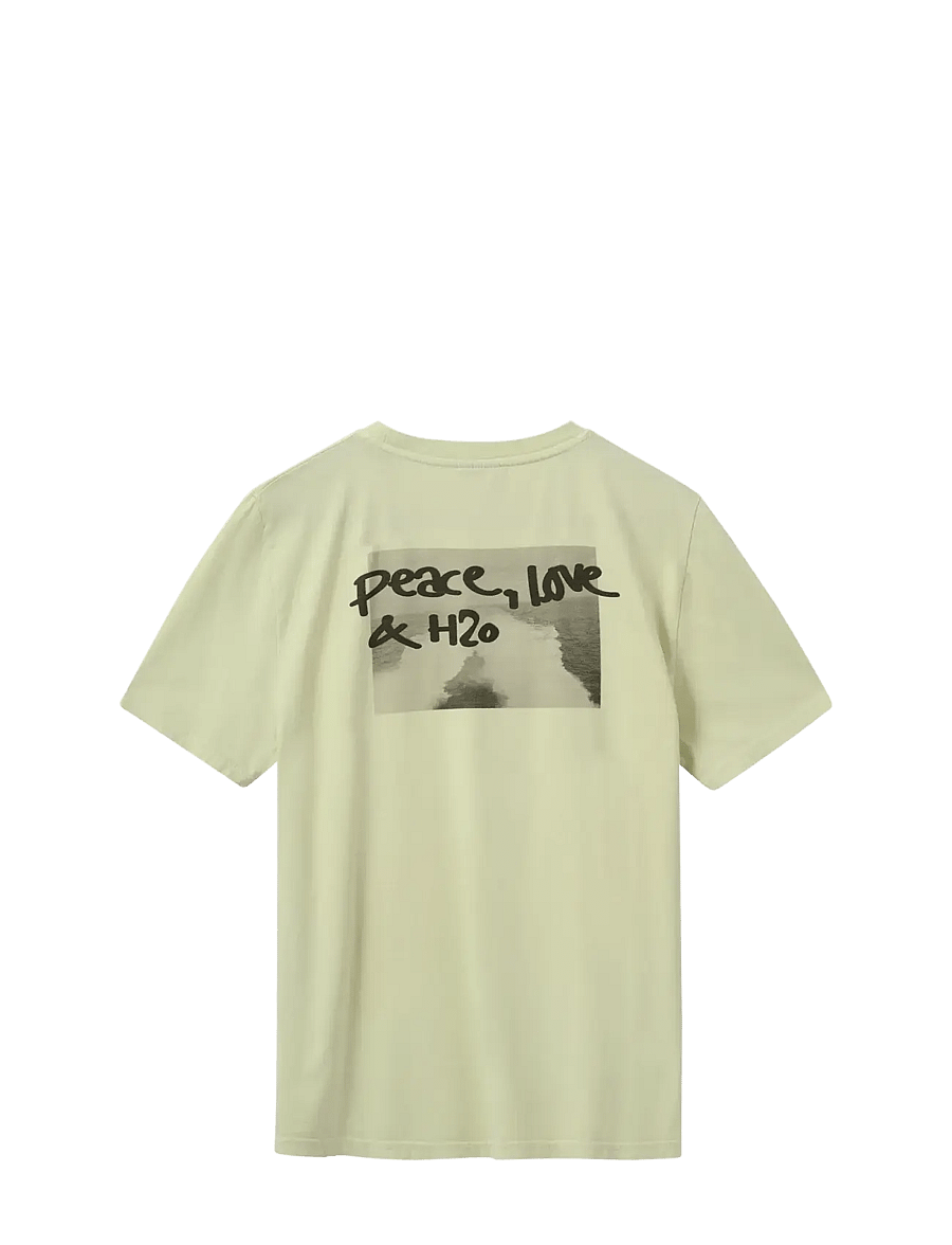 H2O - Kap Dan Tee Print - kurzärmelige t-shirts - lime - 1