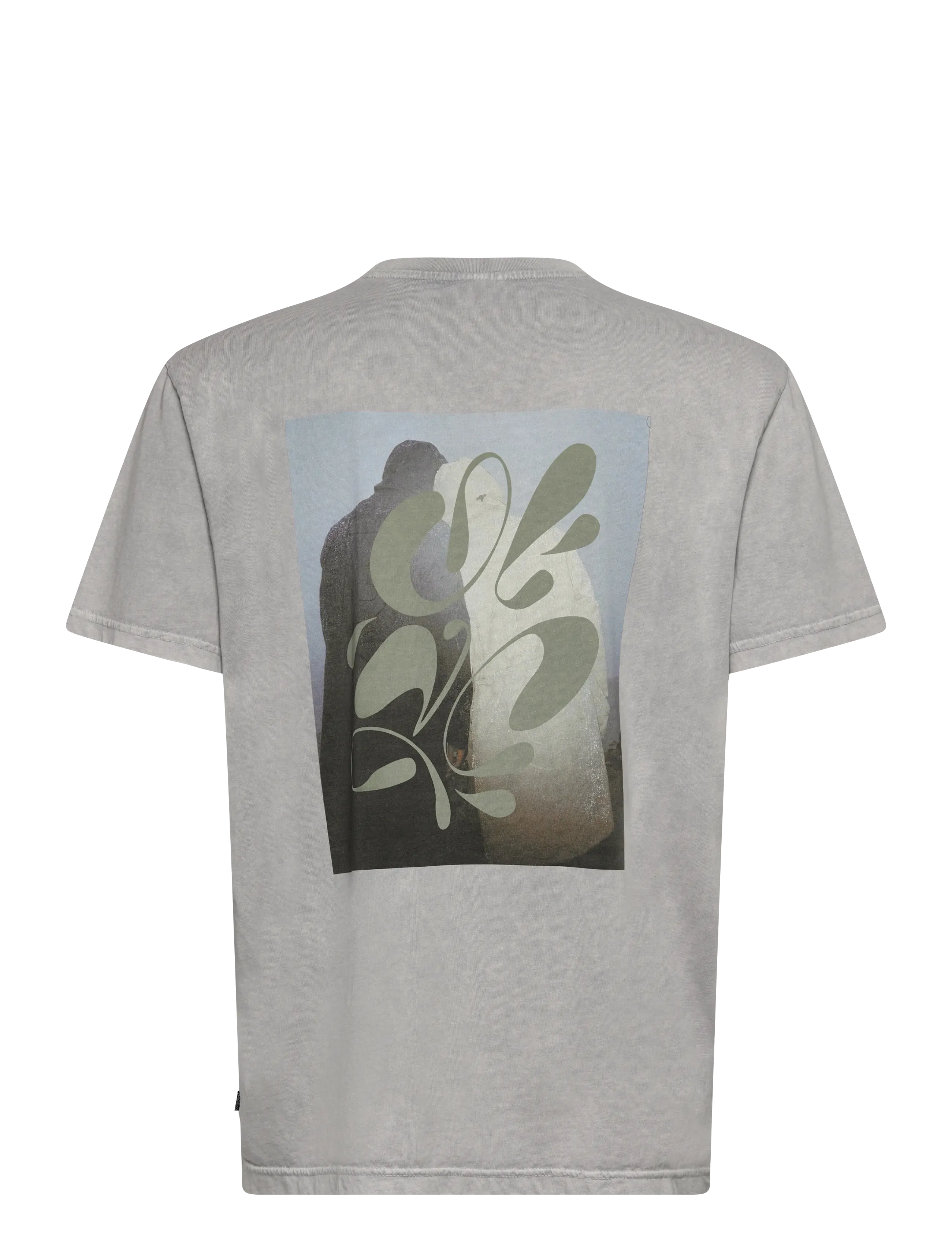 H2O - Kap Dan Tee Print - lühikeste varrukatega t-särgid - ultimate grey/green - 1