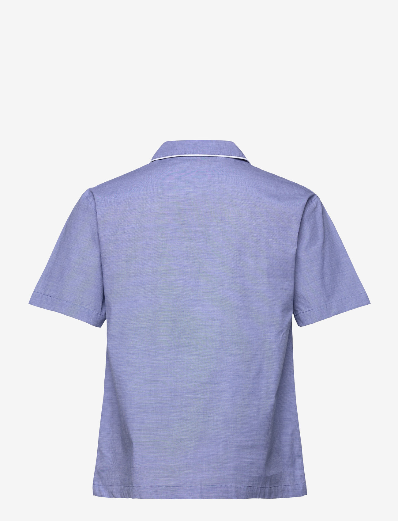 H2O - Rønne Essential Pajamas Shirt - pidžaama topid - blue - 1