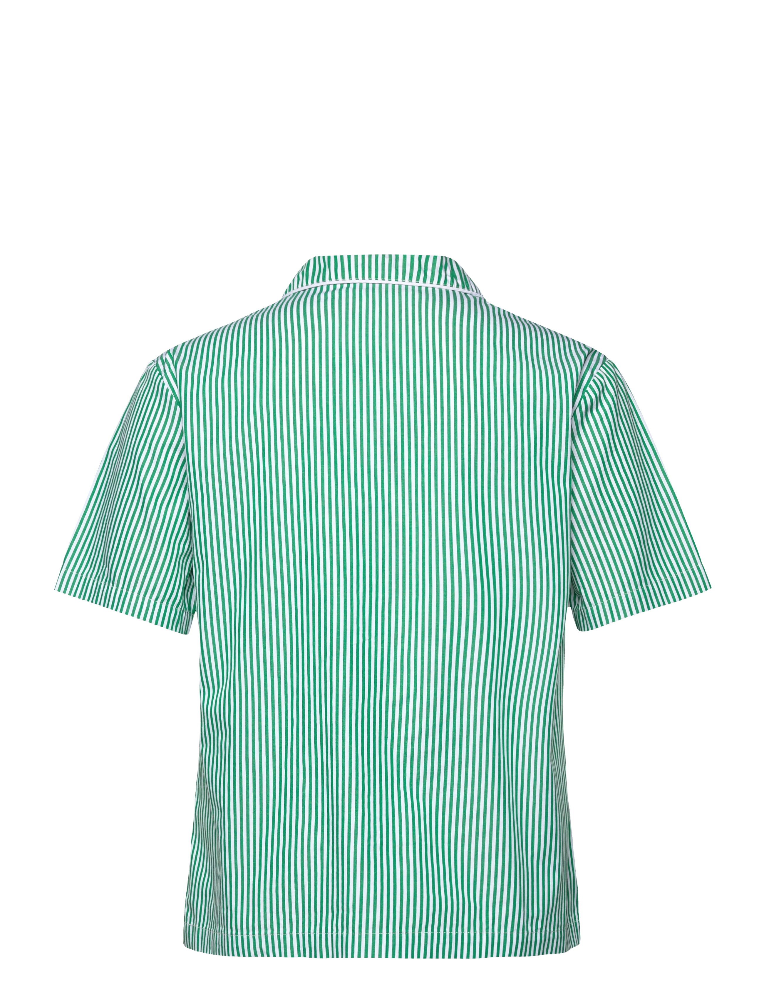 H2O - Rønne Essential Pajamas Shirt - nátttoppur - green/white - 1