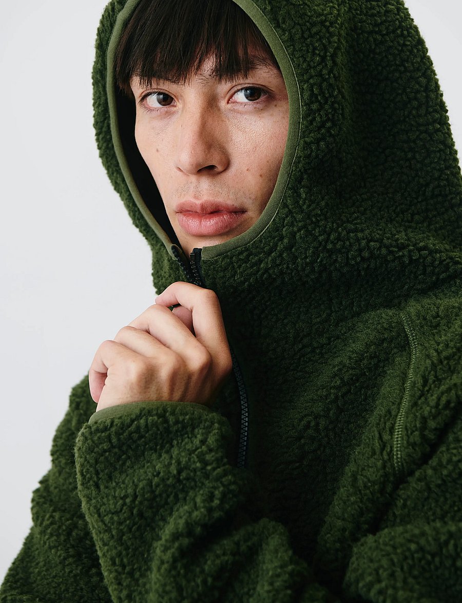 H2O - Langli Pile Anorak - anorakid - army - 4