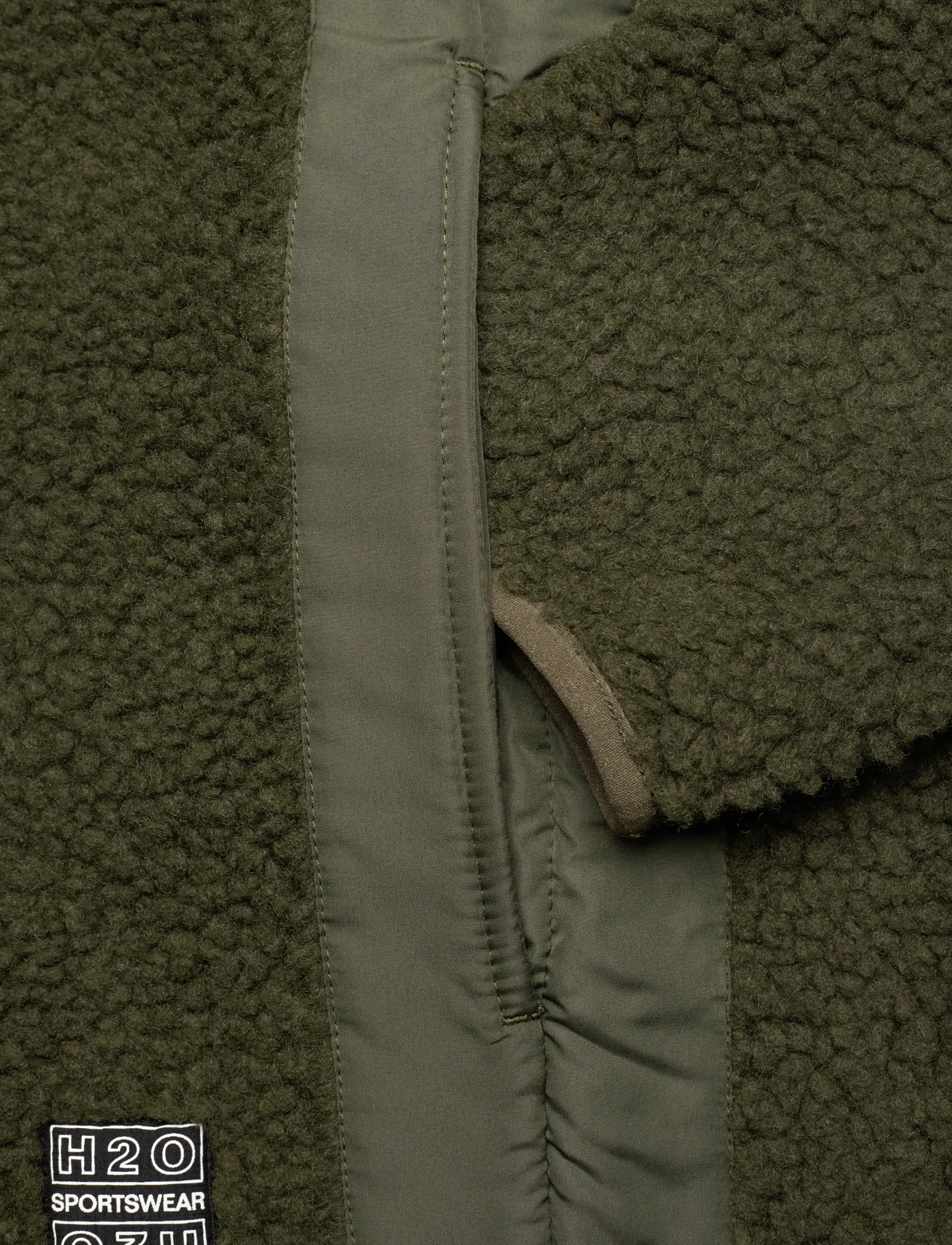 H2O - Langli Pile Anorak - anoraks - army - 3