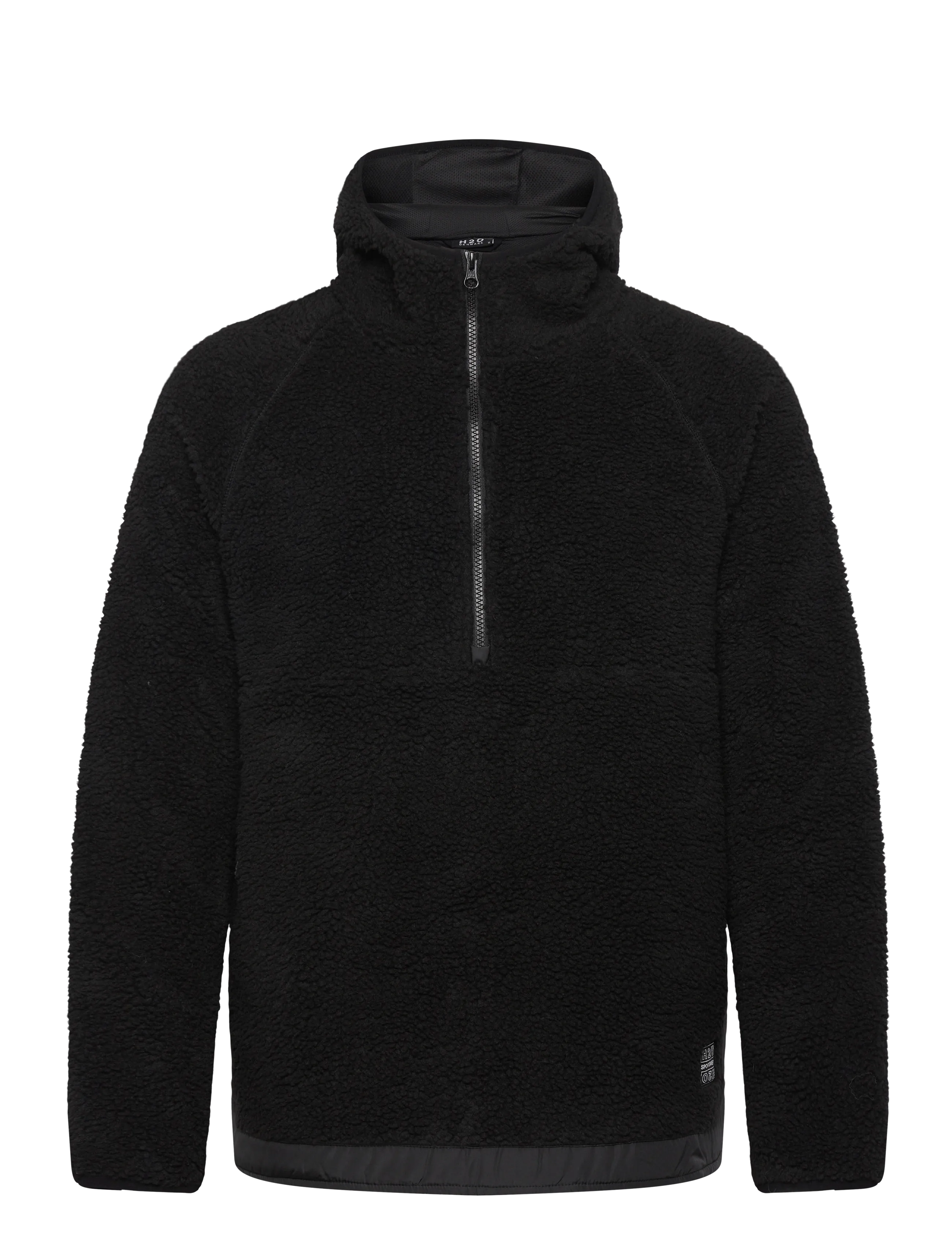 H2O Langli Pile Anorak - Overtøj - BLACK / black