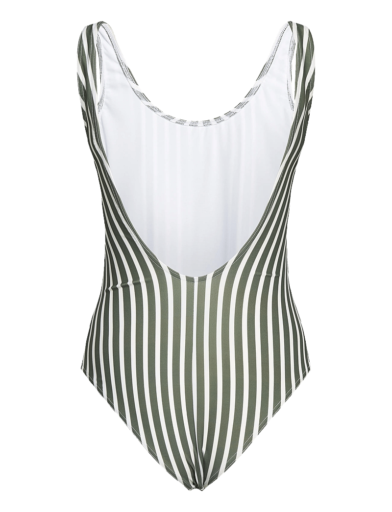 H2O - Stripe Swim Suit - sport-bademode - army - 1