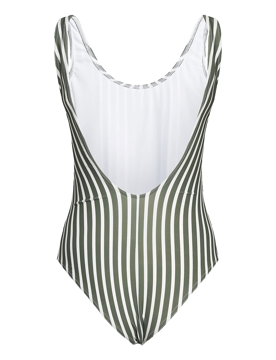 H2O - Stripe Swim Suit - sport-bademode - army - 1