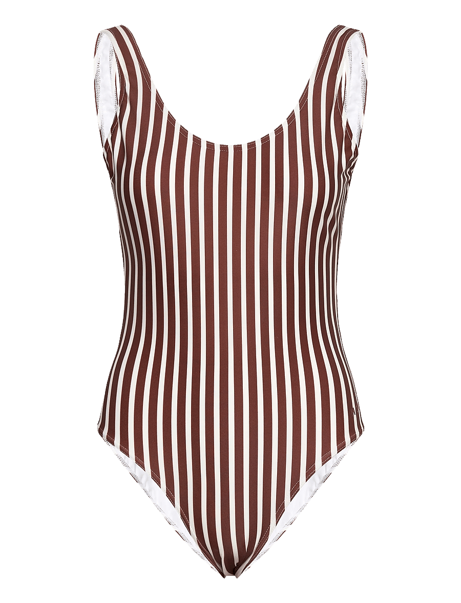 H2O - Stripe Swim Suit - sport-bademode - bark - 0
