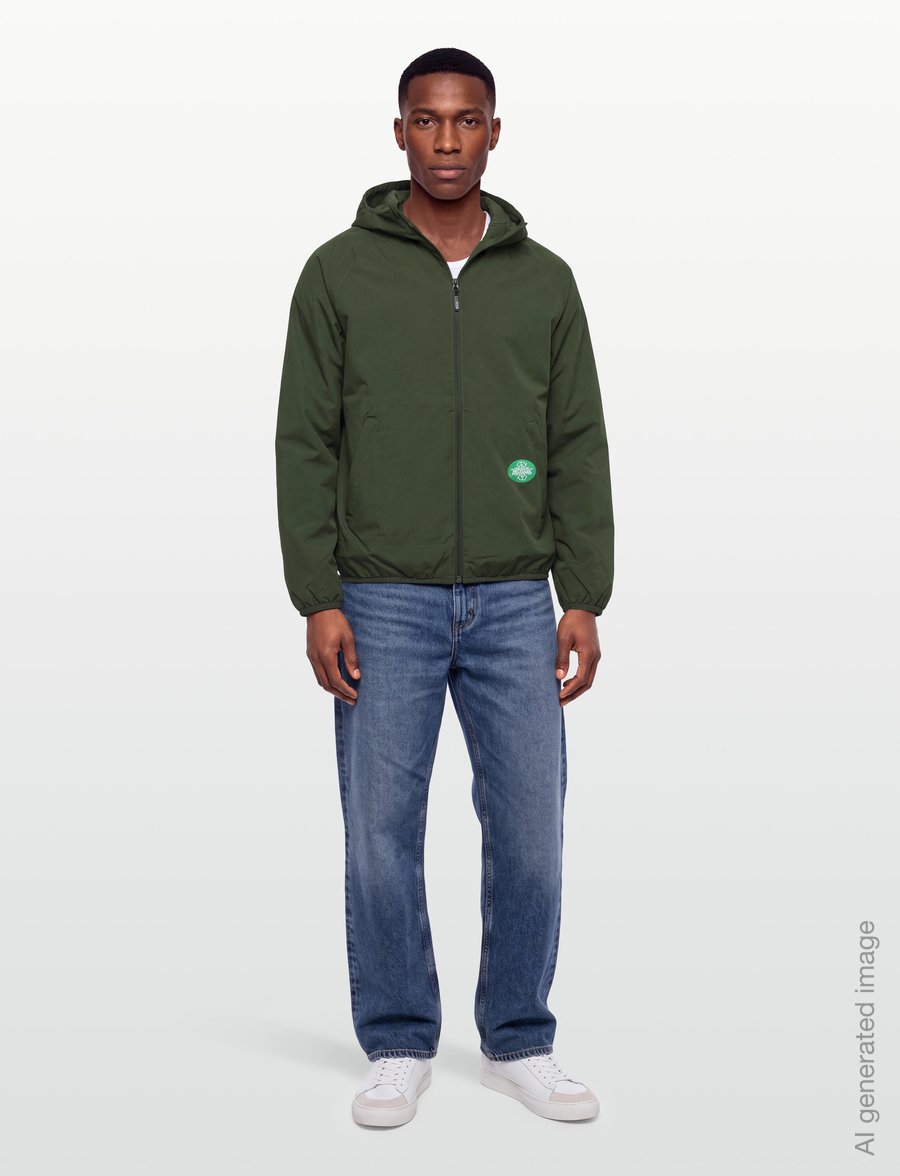 H2O - Læsø Padded Jacket - regnjakker - army - 0