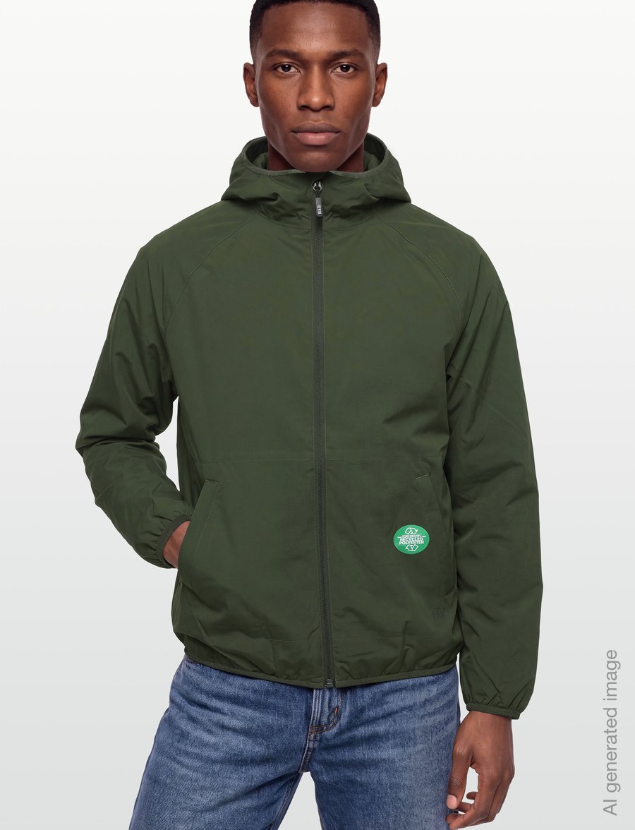 H2O - Læsø Padded Jacket - regnjakker - army - 3