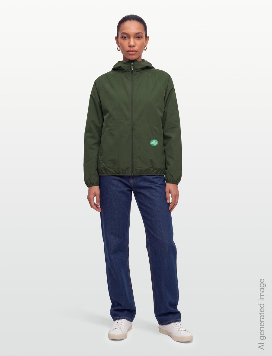 H2O - Læsø Padded Jacket - regnjakker - army - 4