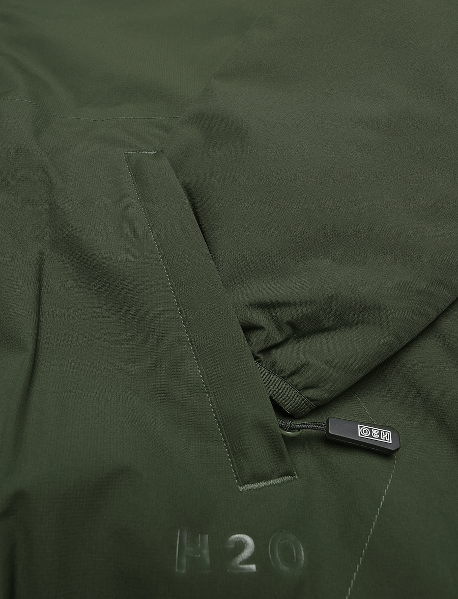 H2O - Læsø Padded Jacket - dunjakker - army - 3